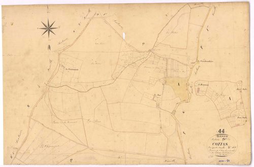 Avessac - Section Q3 Cotiais (section de) ; 315-482