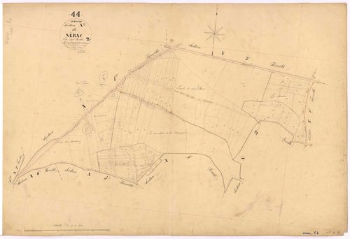 Avessac - Section X2 Nérac (section de) ; 95-205