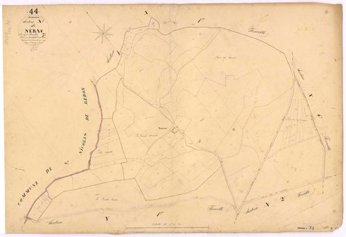 Avessac - Section X7 Nérac (section de) ; 1454-1510