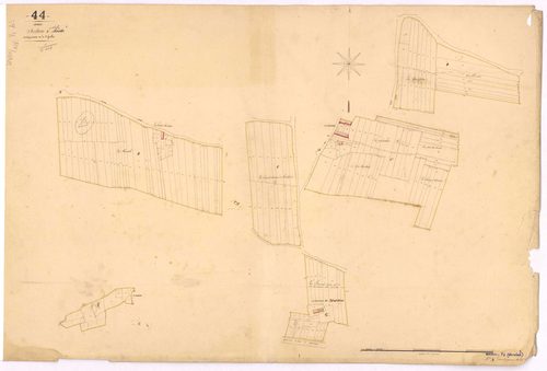 Avessac - Section Y1 (développement) Moulin du Por-d'Or (section du) ; 1-446 ; développement des parties A, B, C, D, F et G