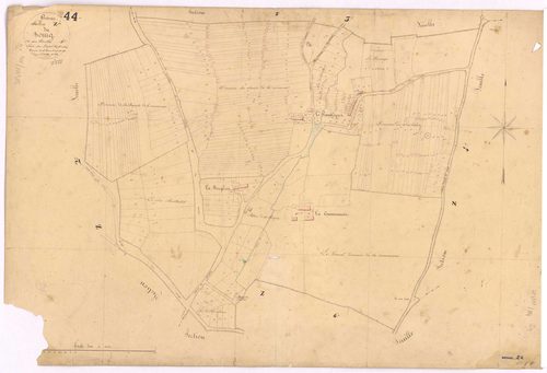 Avessac - Section Z4 Bourg (section du) ; 567-882