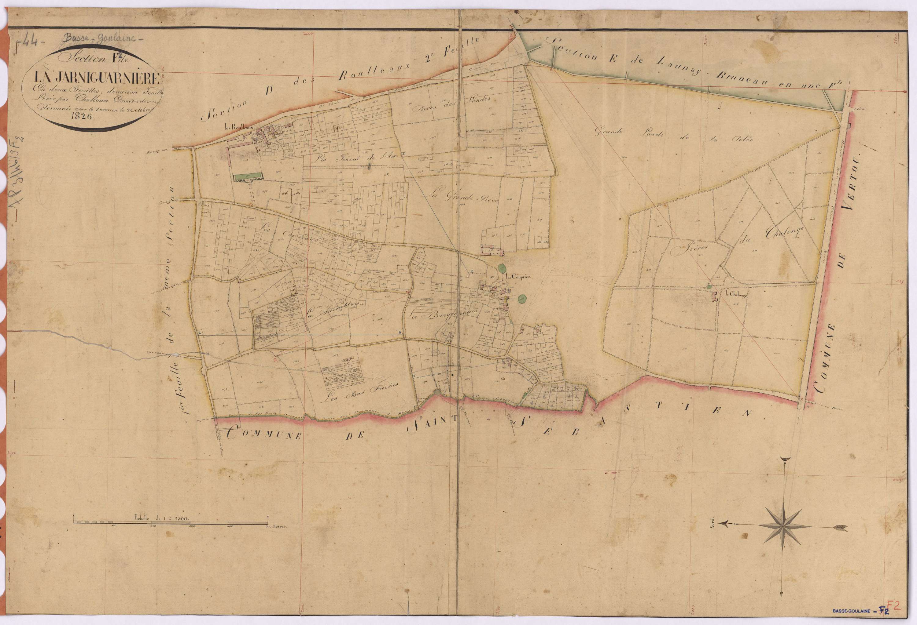 Basse-Goulaine - Section F2 Jarniguanière (section de La)