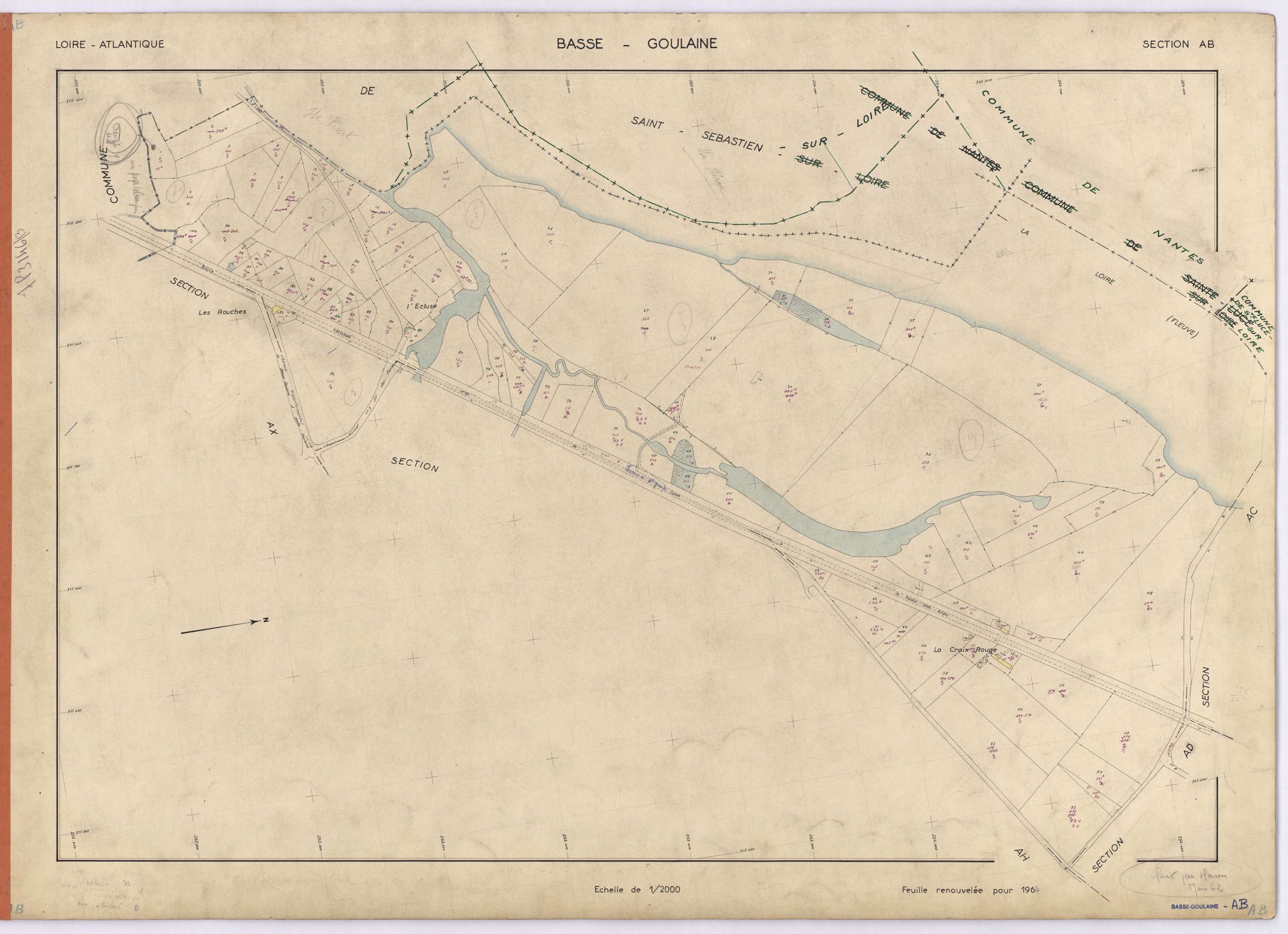 Basse-Goulaine - Section AB 1-100