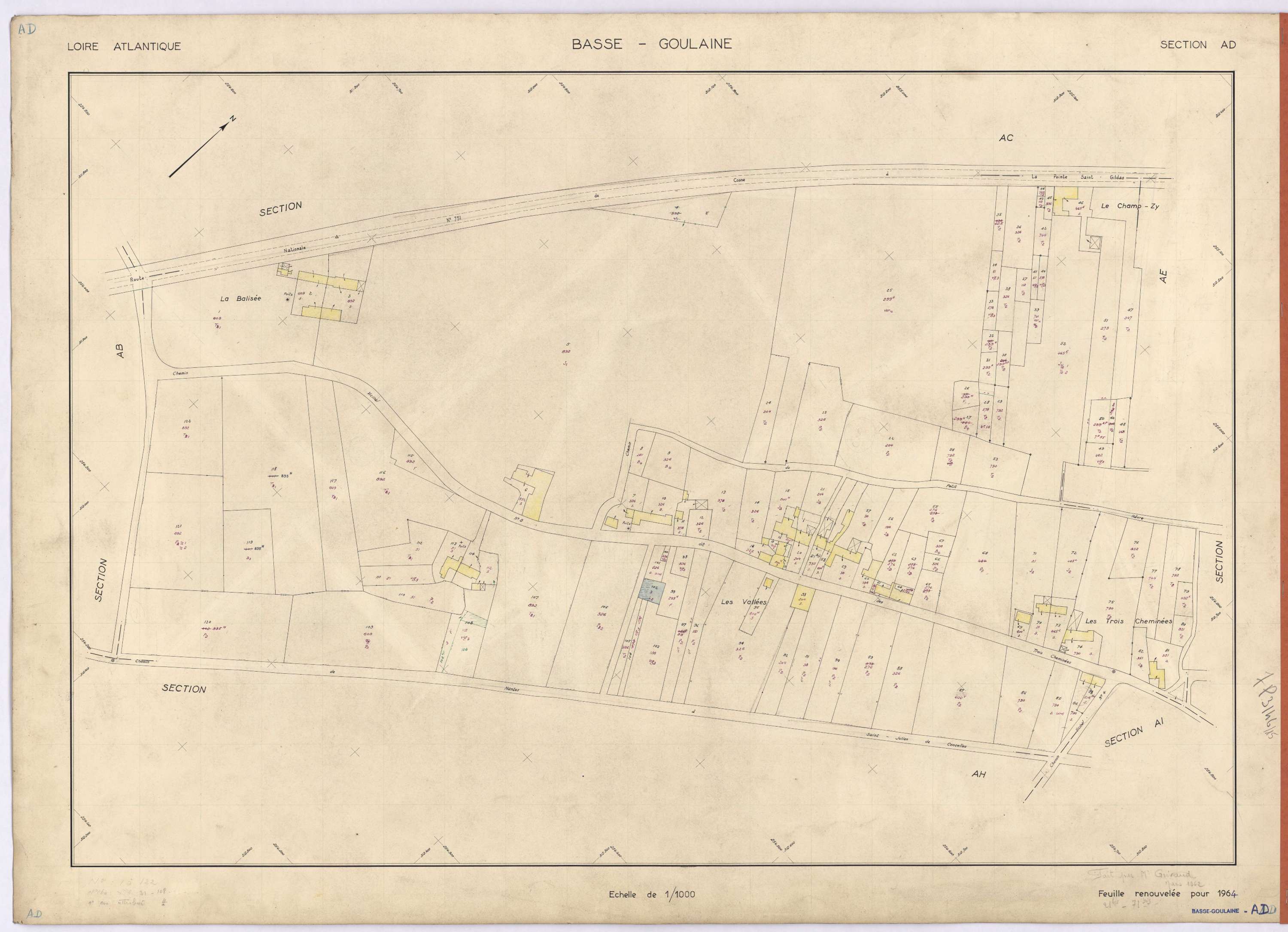 Basse-Goulaine - Section AD 1-122