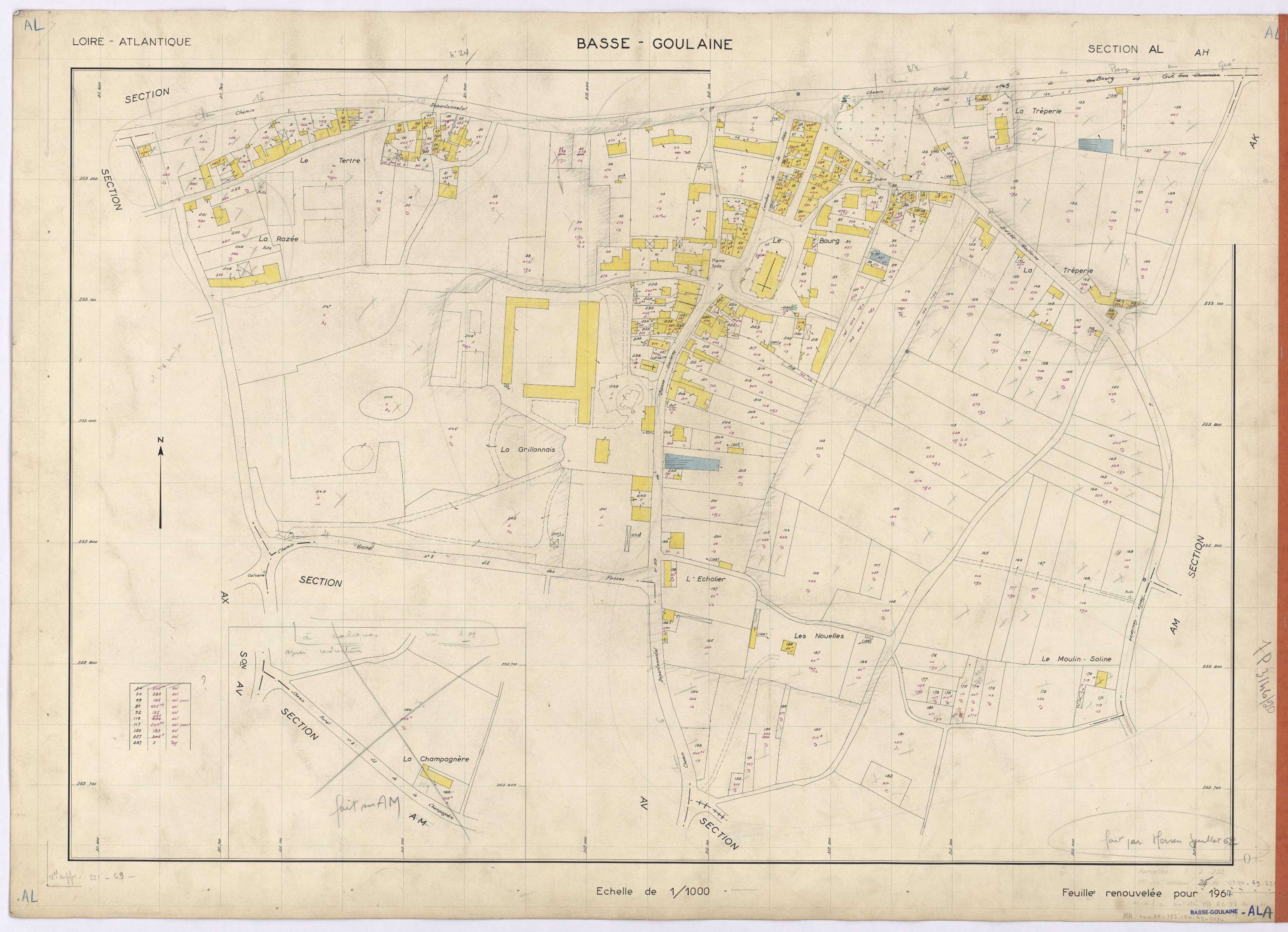 Basse-Goulaine - Section AL 1-252