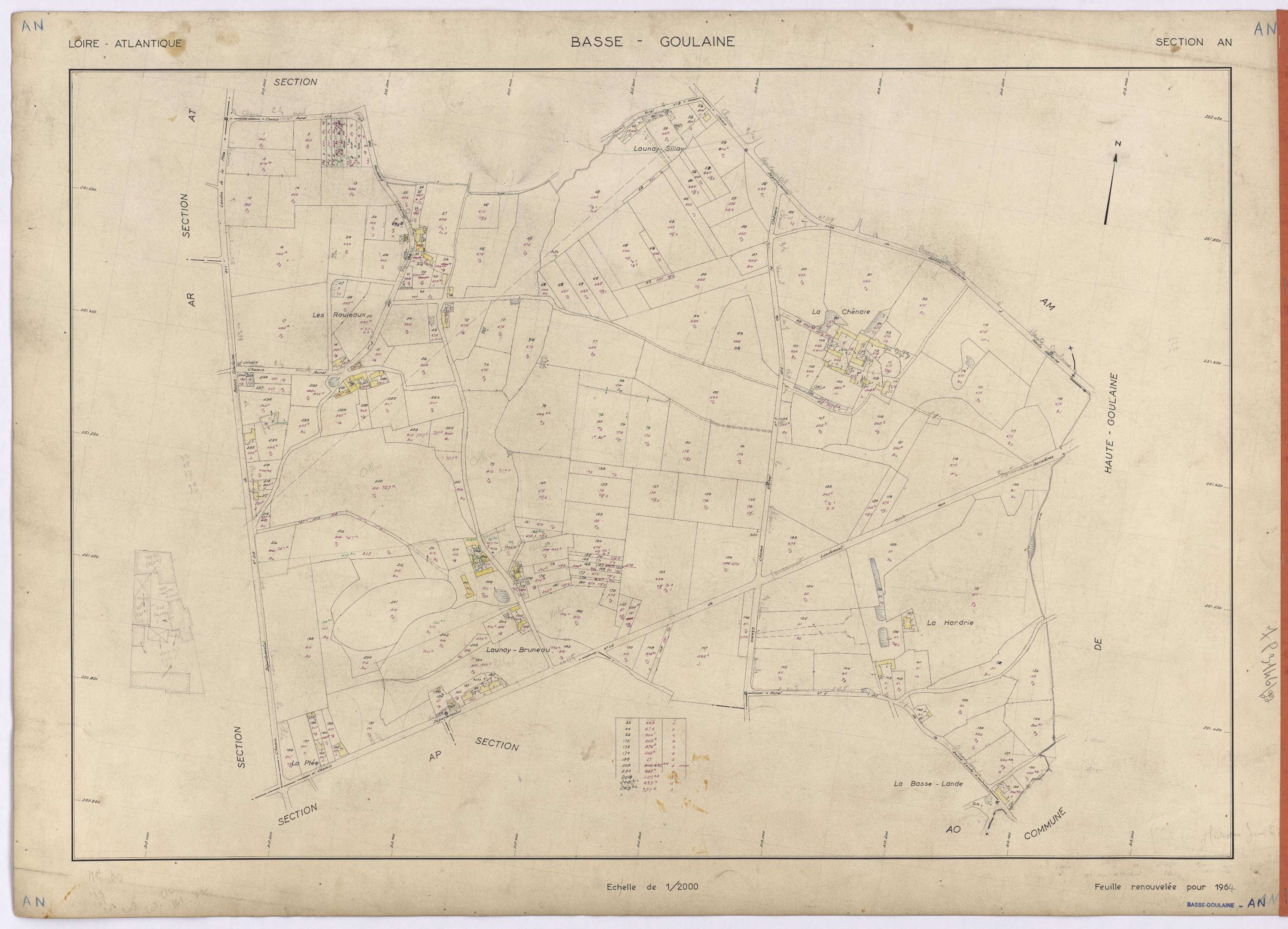Basse-Goulaine - Section AN 1-240
