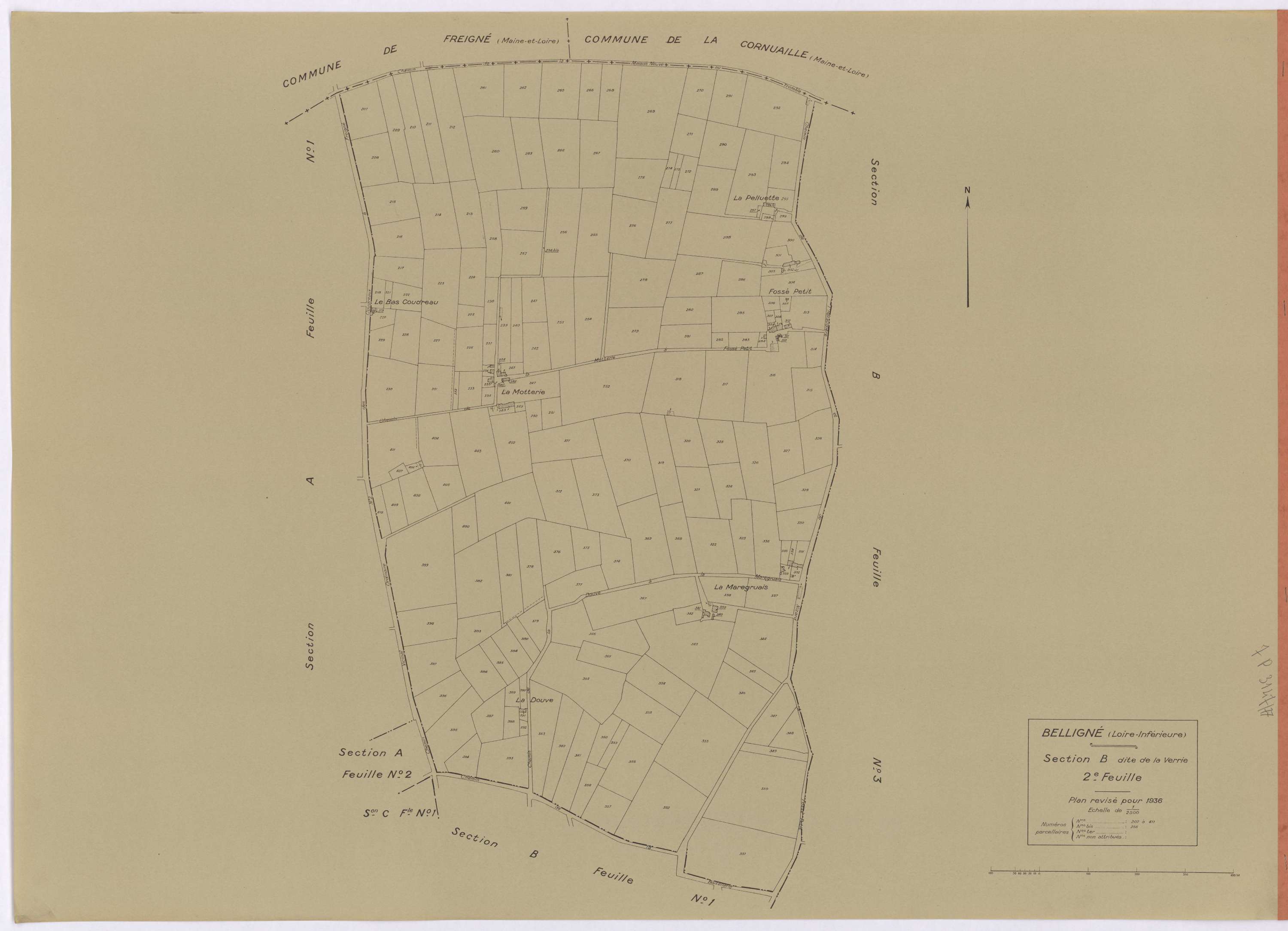 Belligné - Section B2 207-411