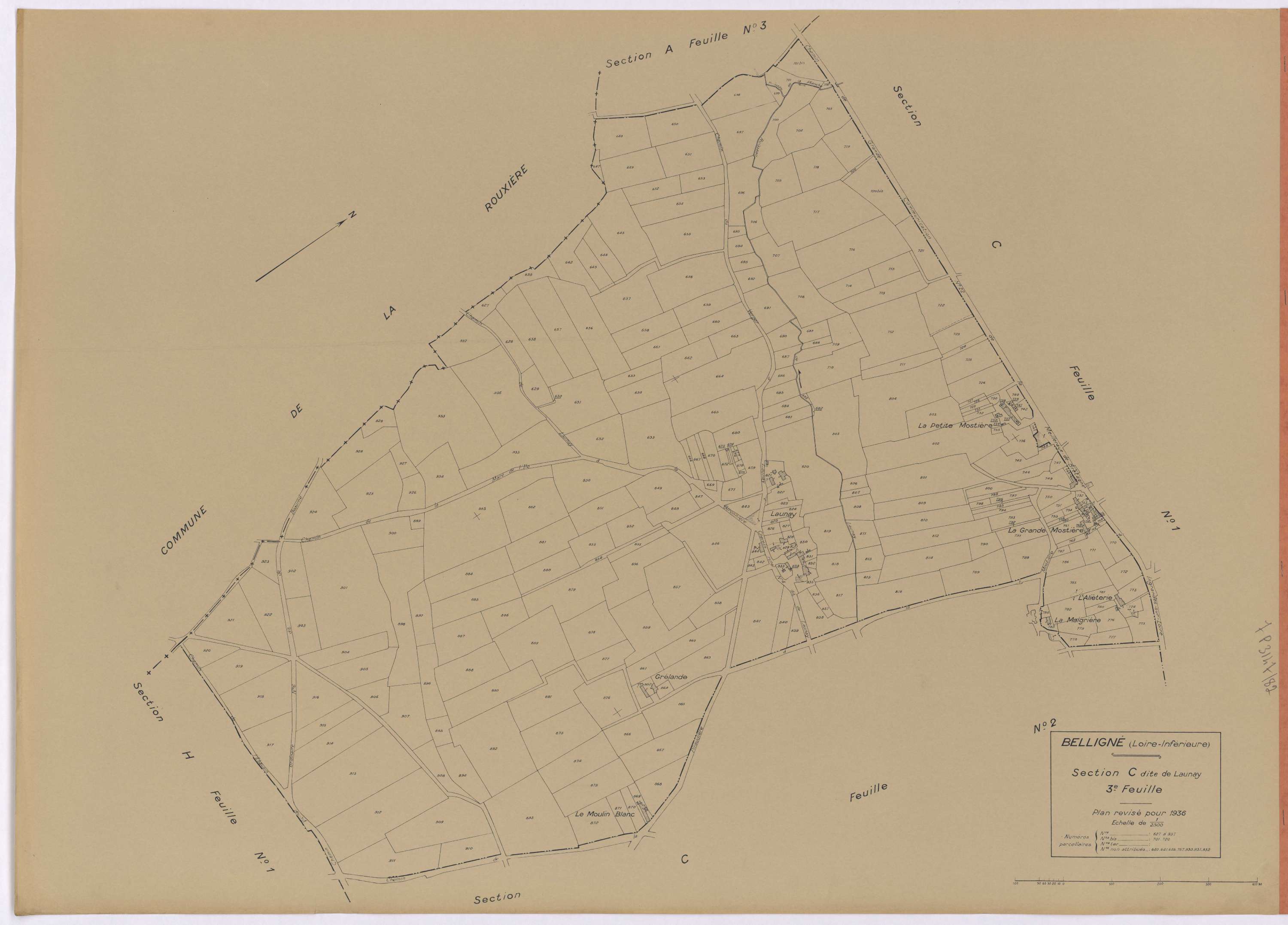 Belligné - Section C3 627-937