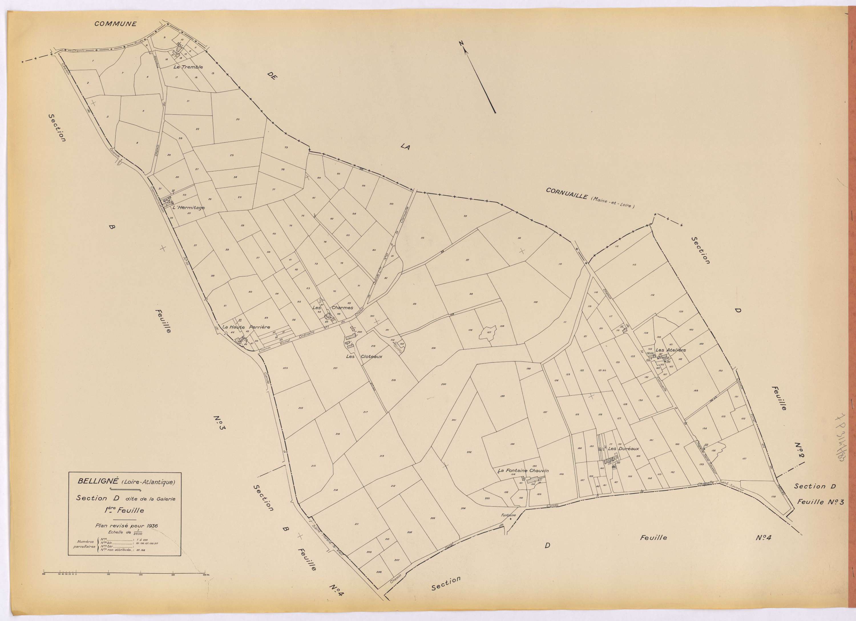 Belligné - Section D1 1-223