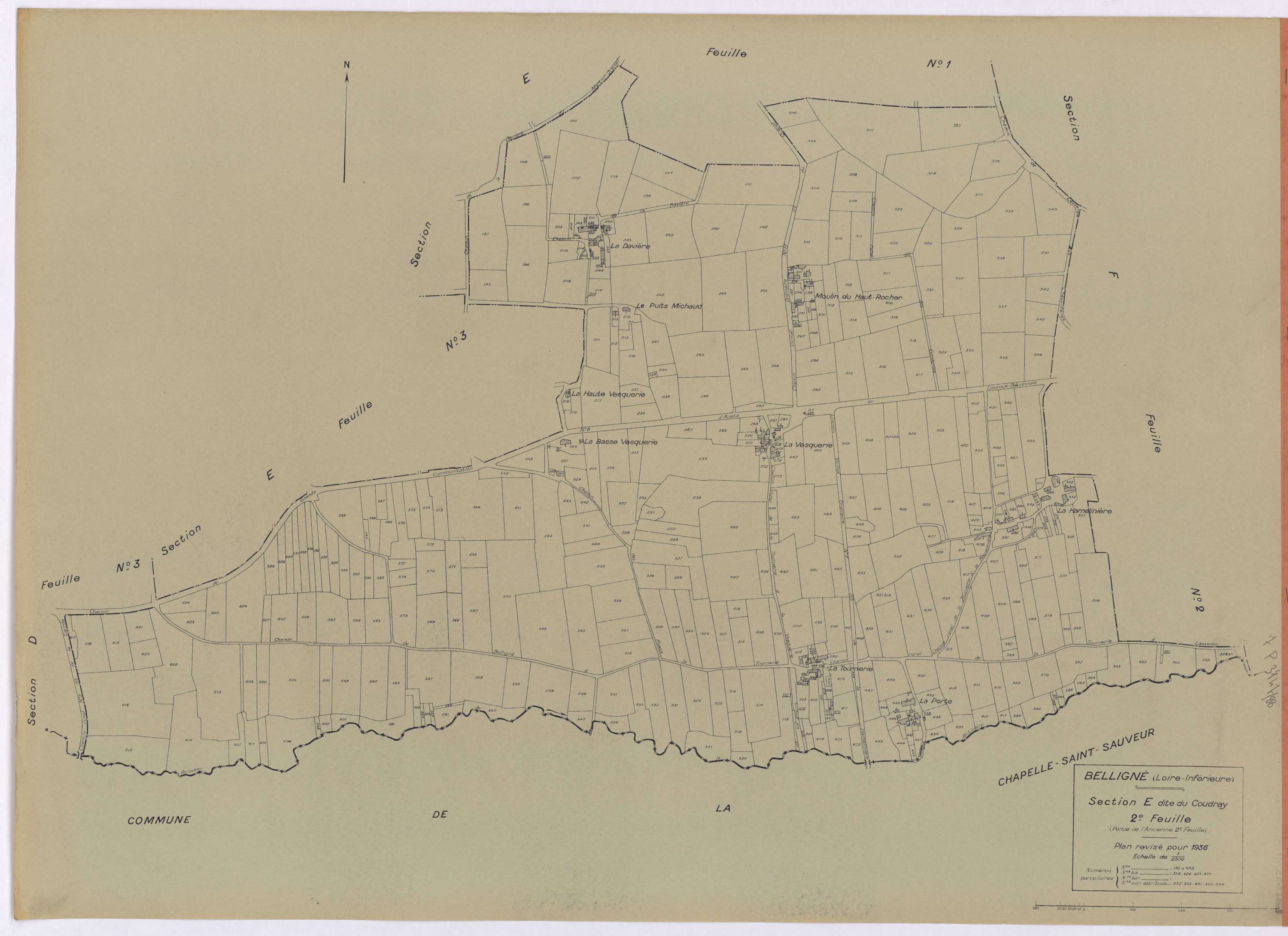 Belligné - Section E2 195-633
