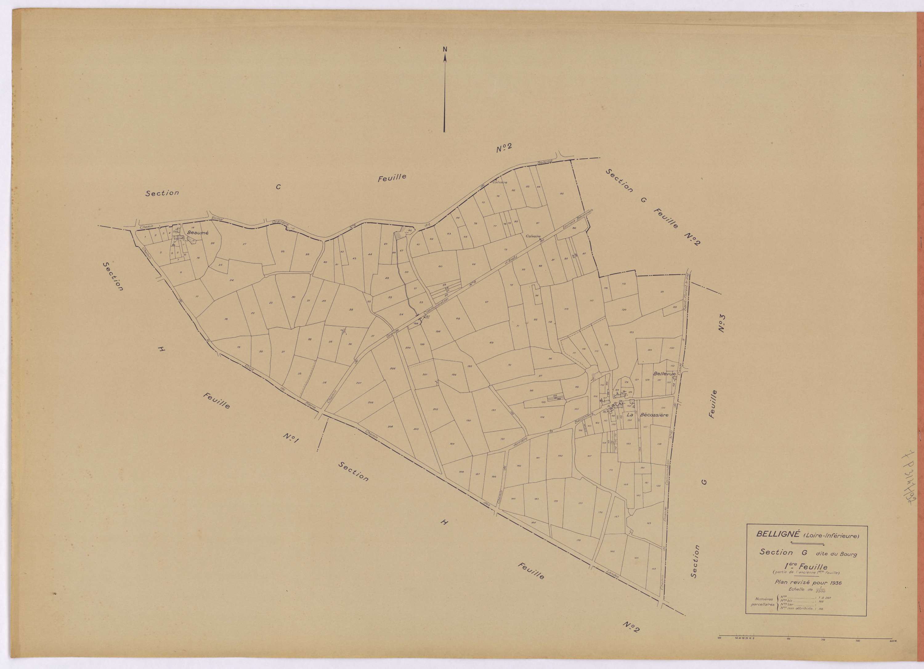 Belligné - Section G1 1-207