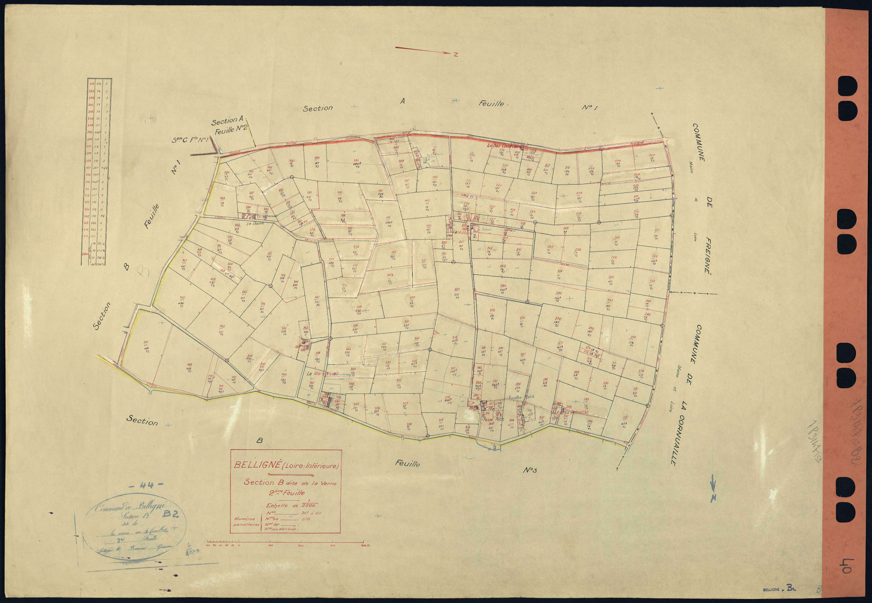 Belligné - Section B2 207-411