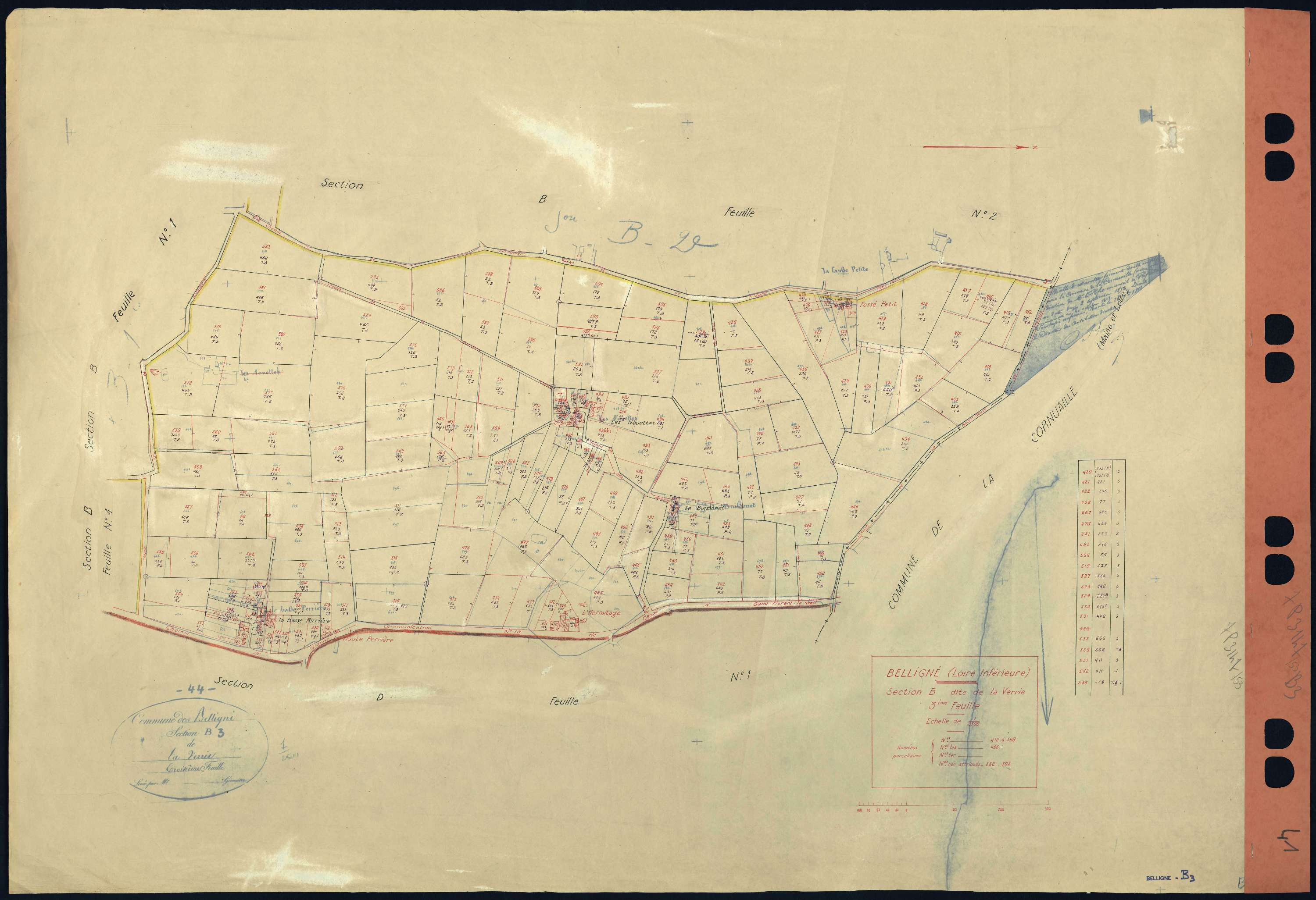 Belligné - Section B3 412-598
