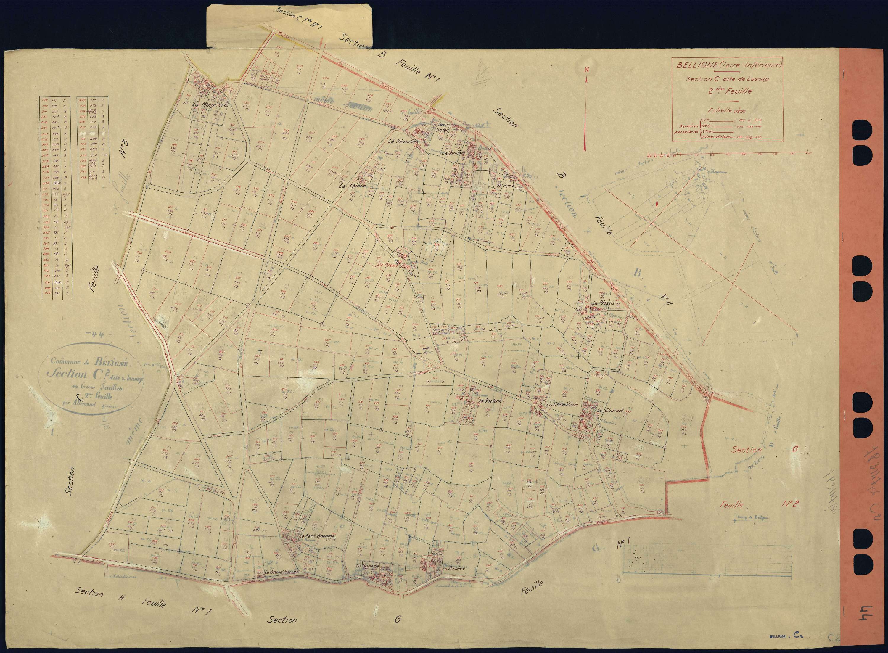 Belligné - Section C2 187-626