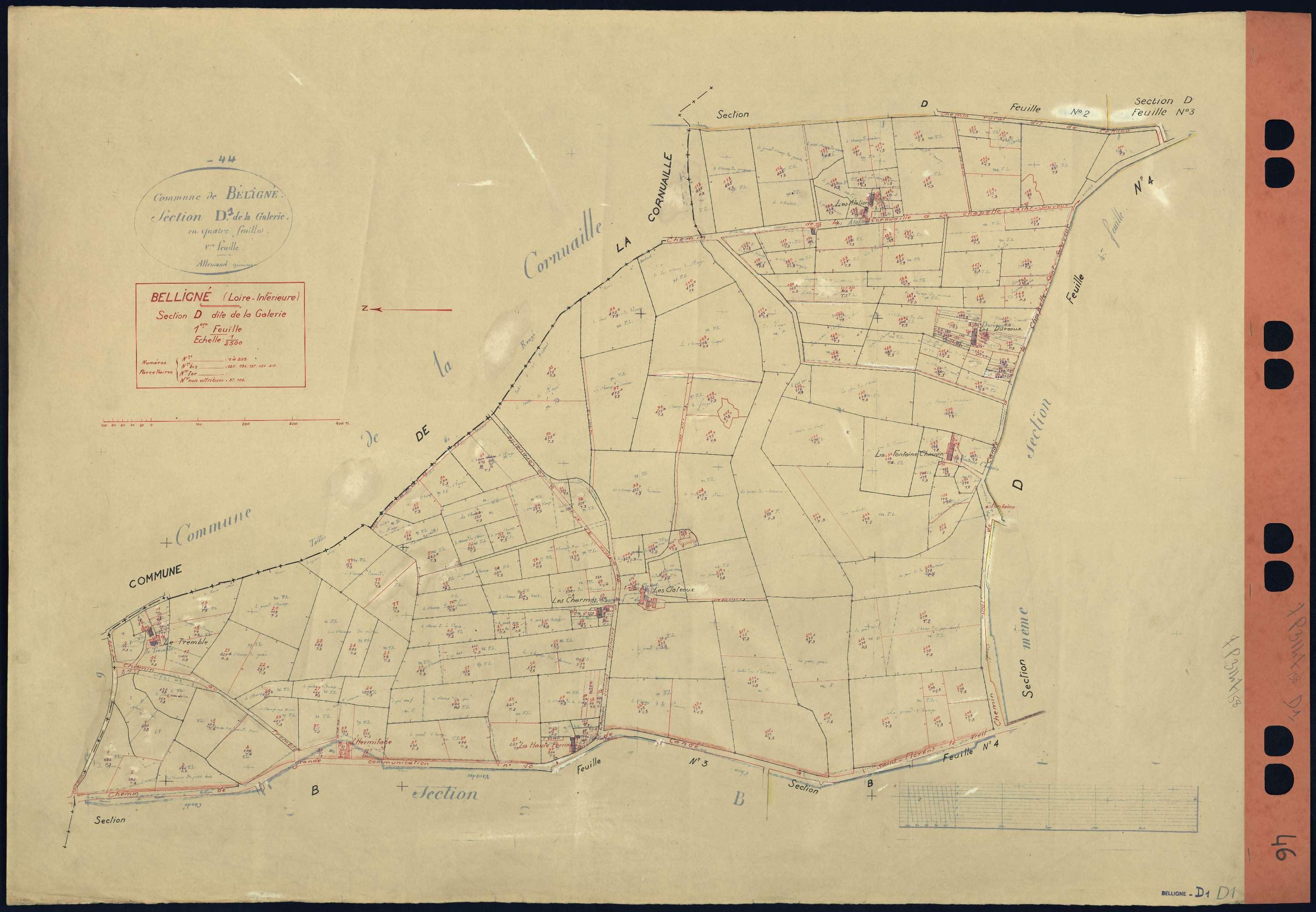 Belligné - Section D1 1-223