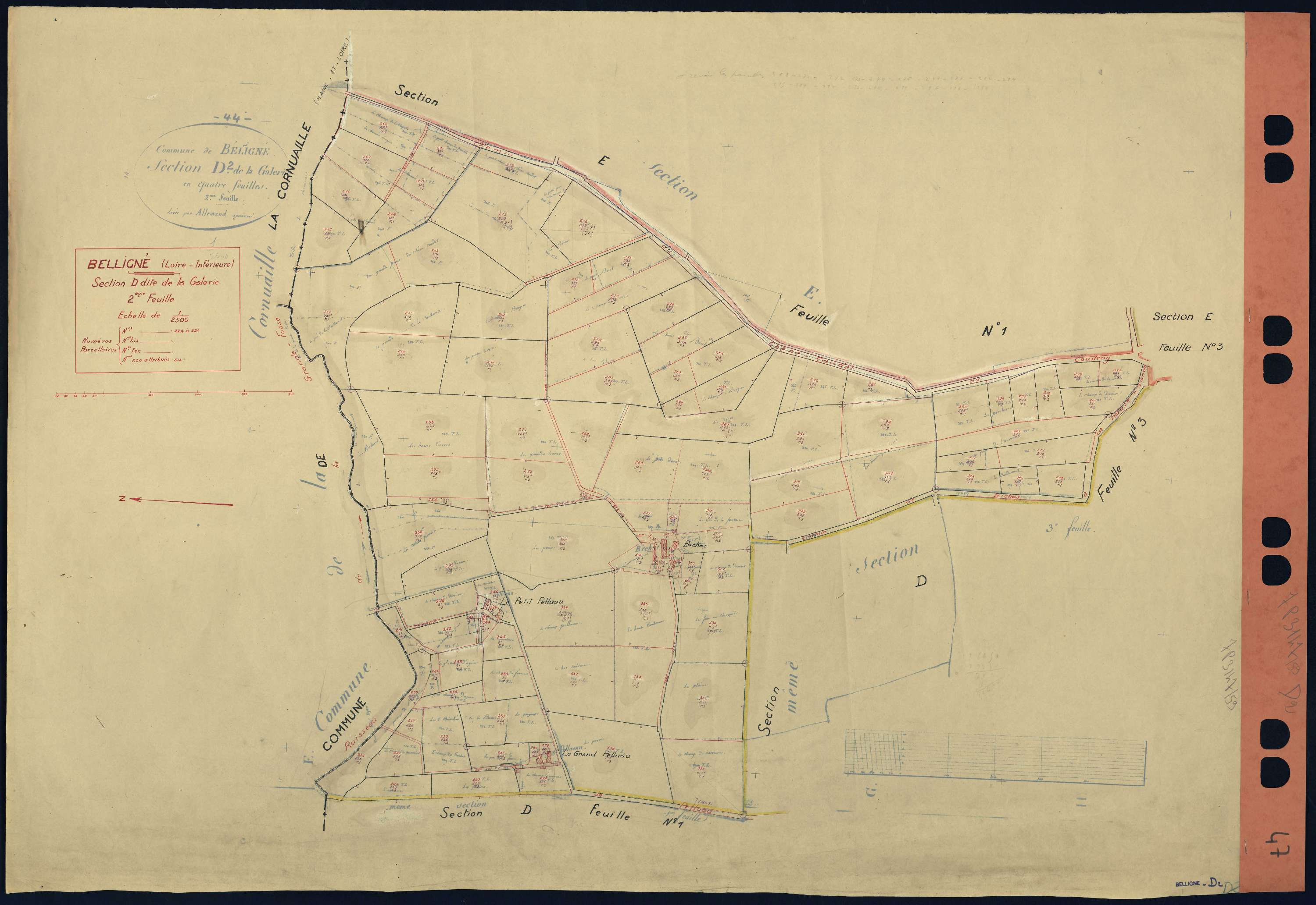 Belligné - Section D2 224-338