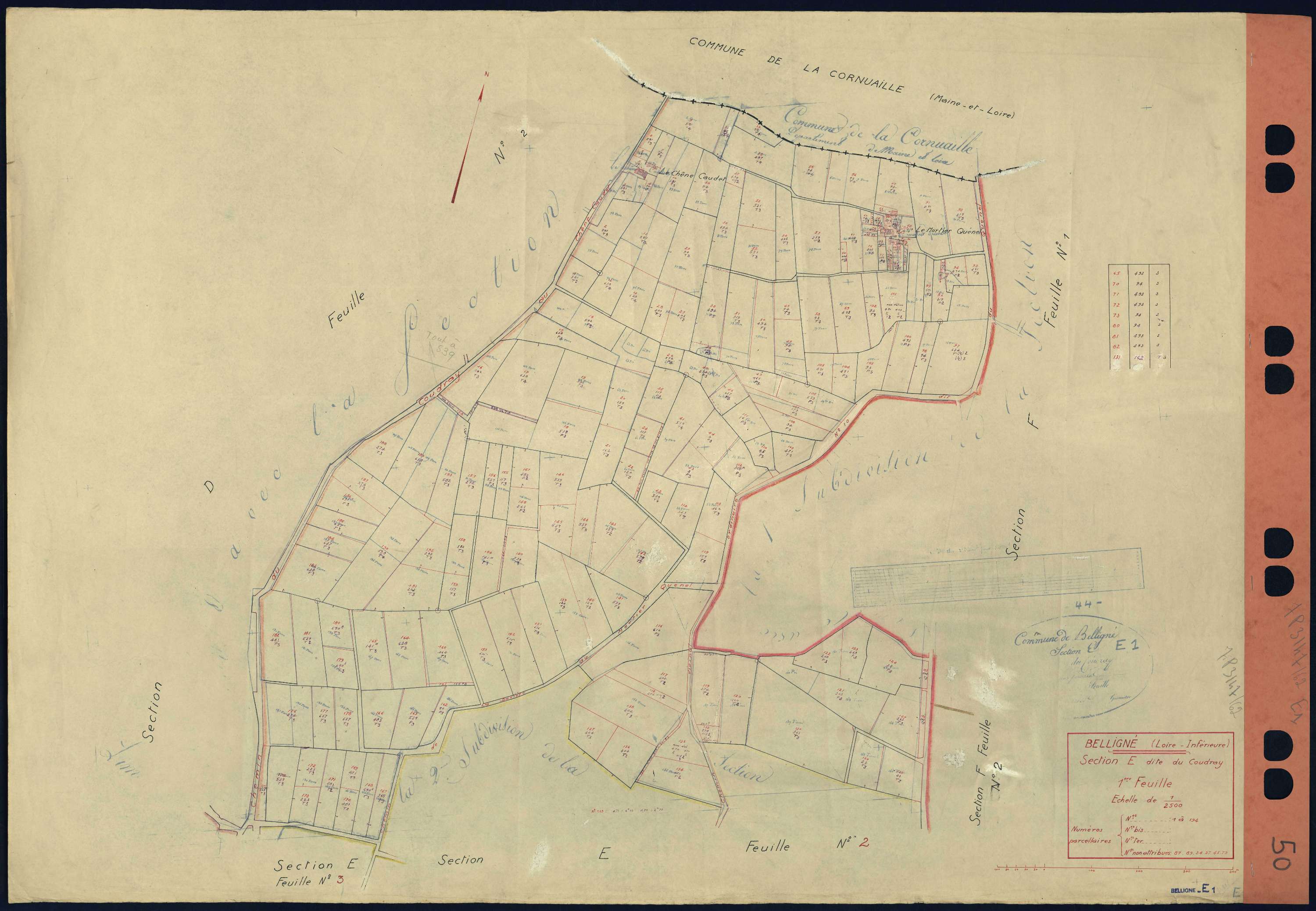 Belligné - Section E1 1-194