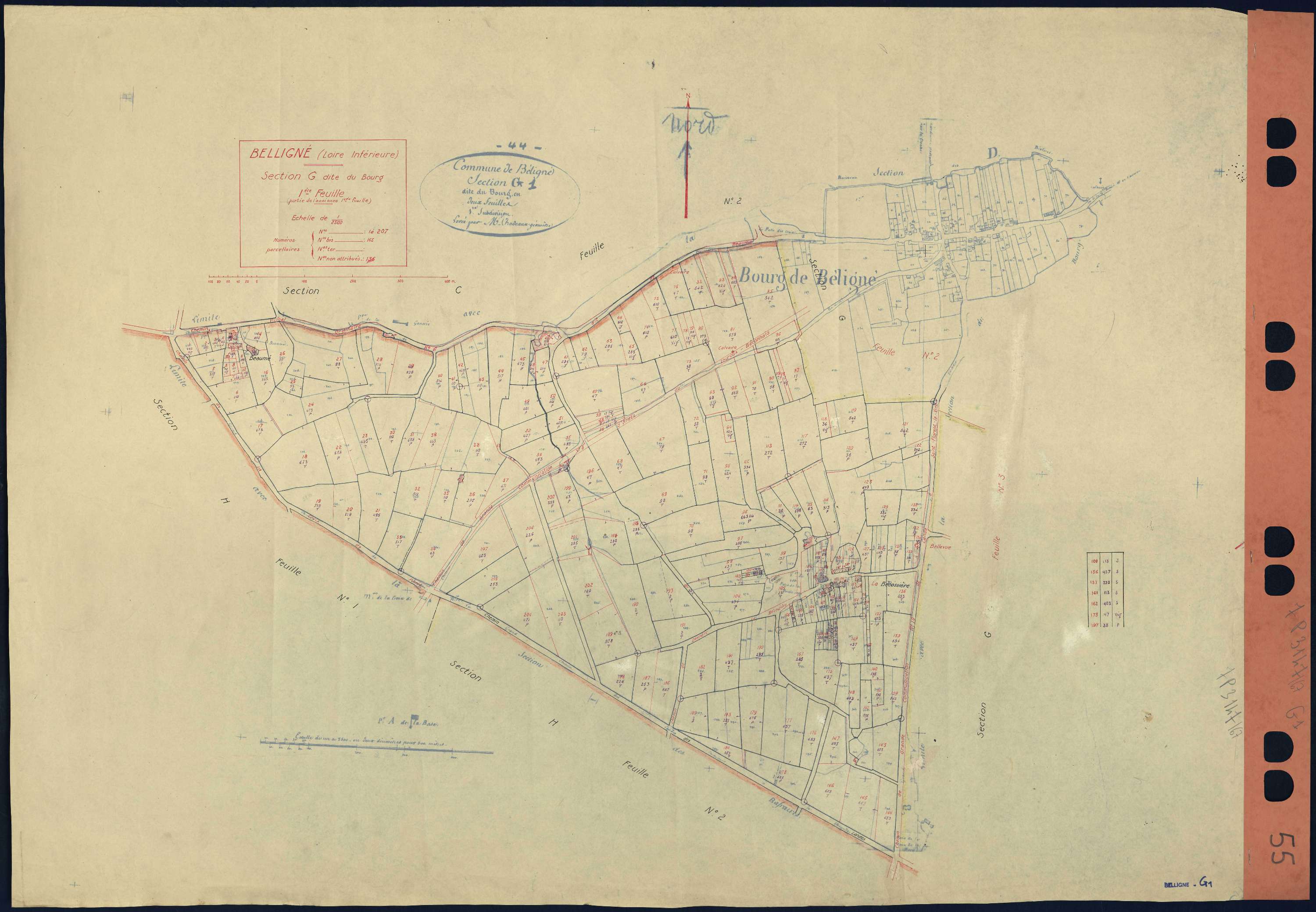 Belligné - Section G1 1-207