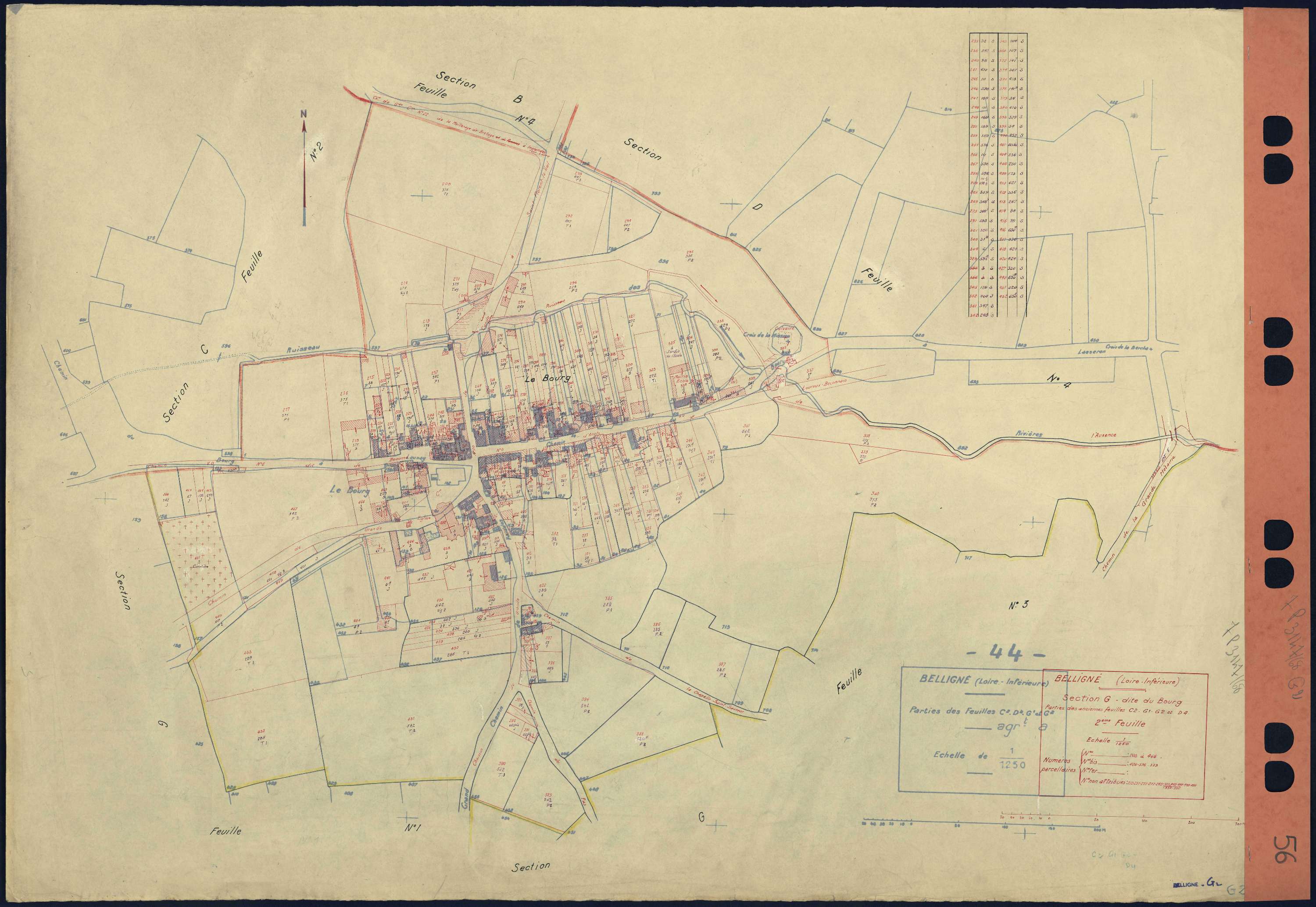 Belligné - Section G2 208-466