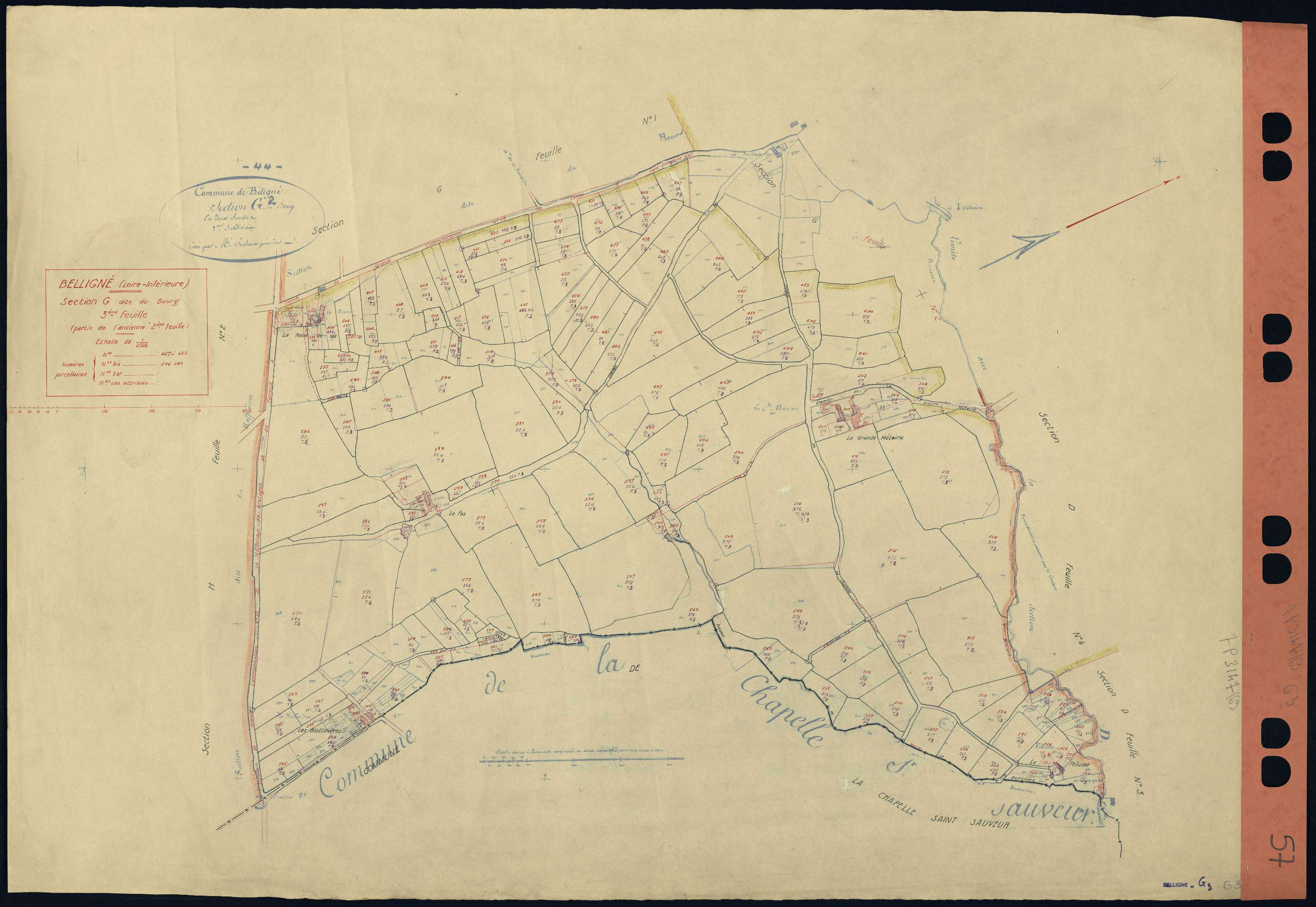 Belligné - Section G3 467-623