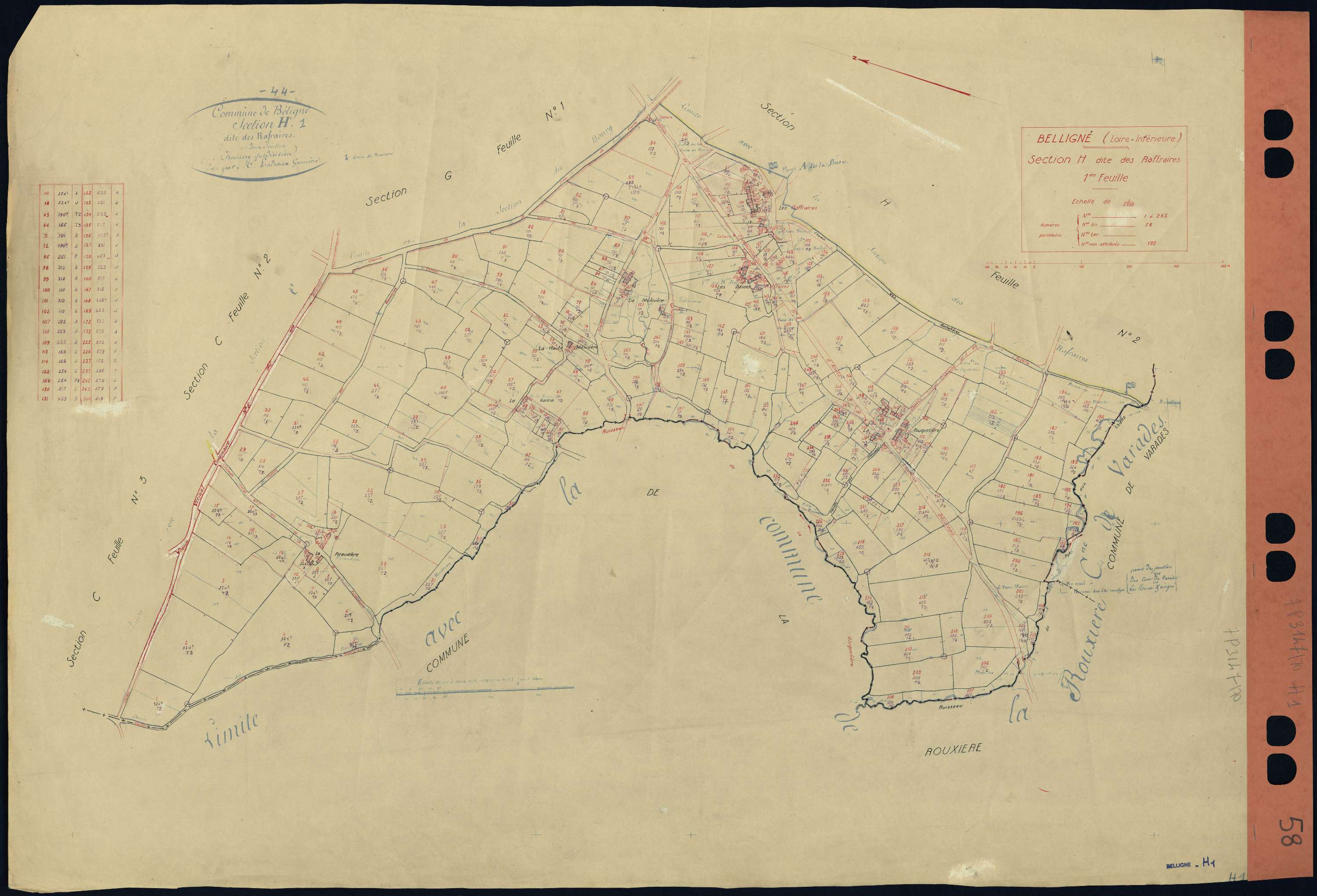Belligné - Section H1 1-265