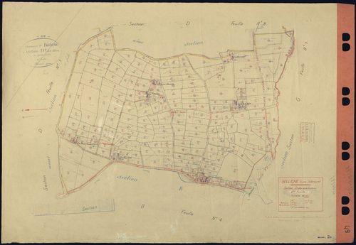 Belligné - Section D4 513-824