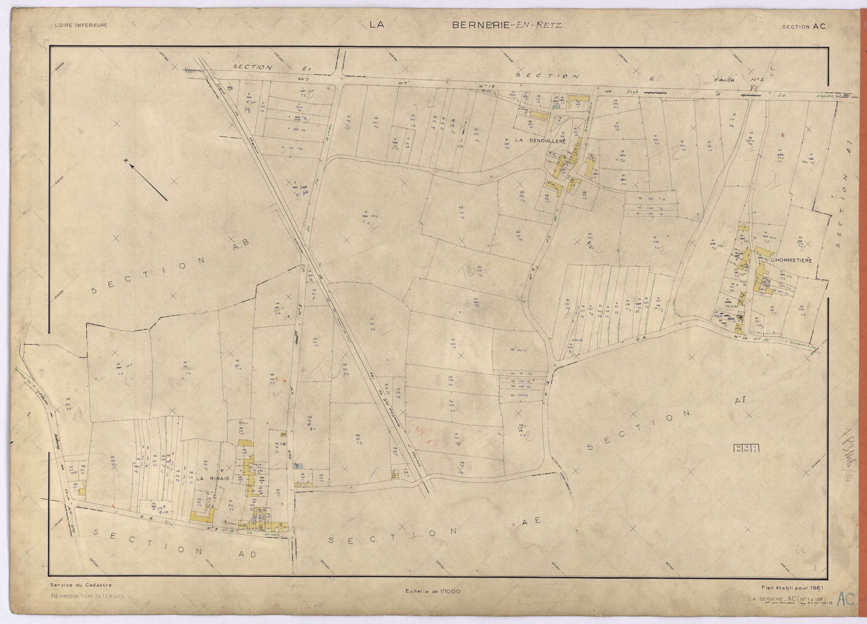 La Bernerie-en-Retz - Section AC 1-170