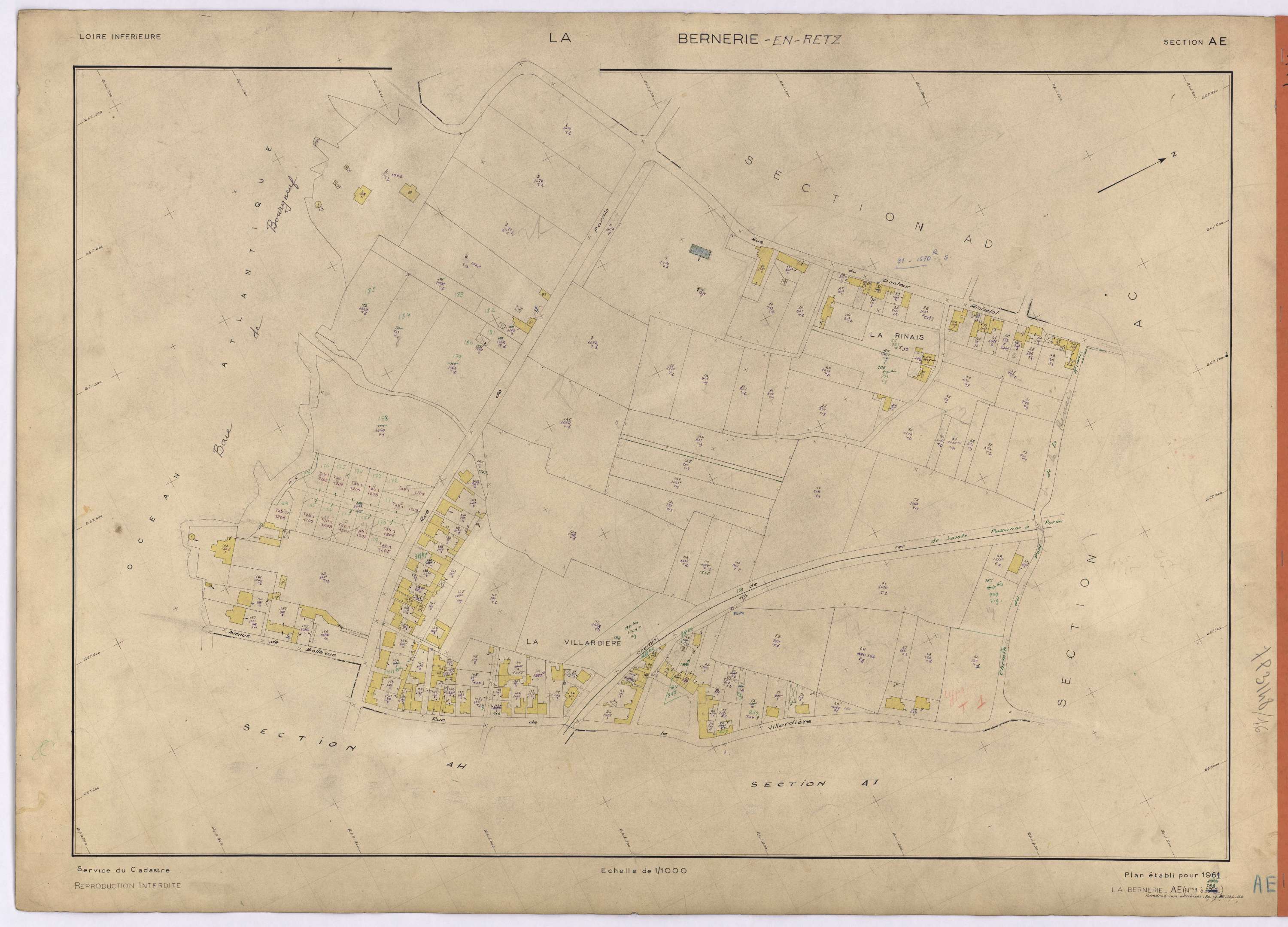 La Bernerie-en-Retz - Section AE 1-189