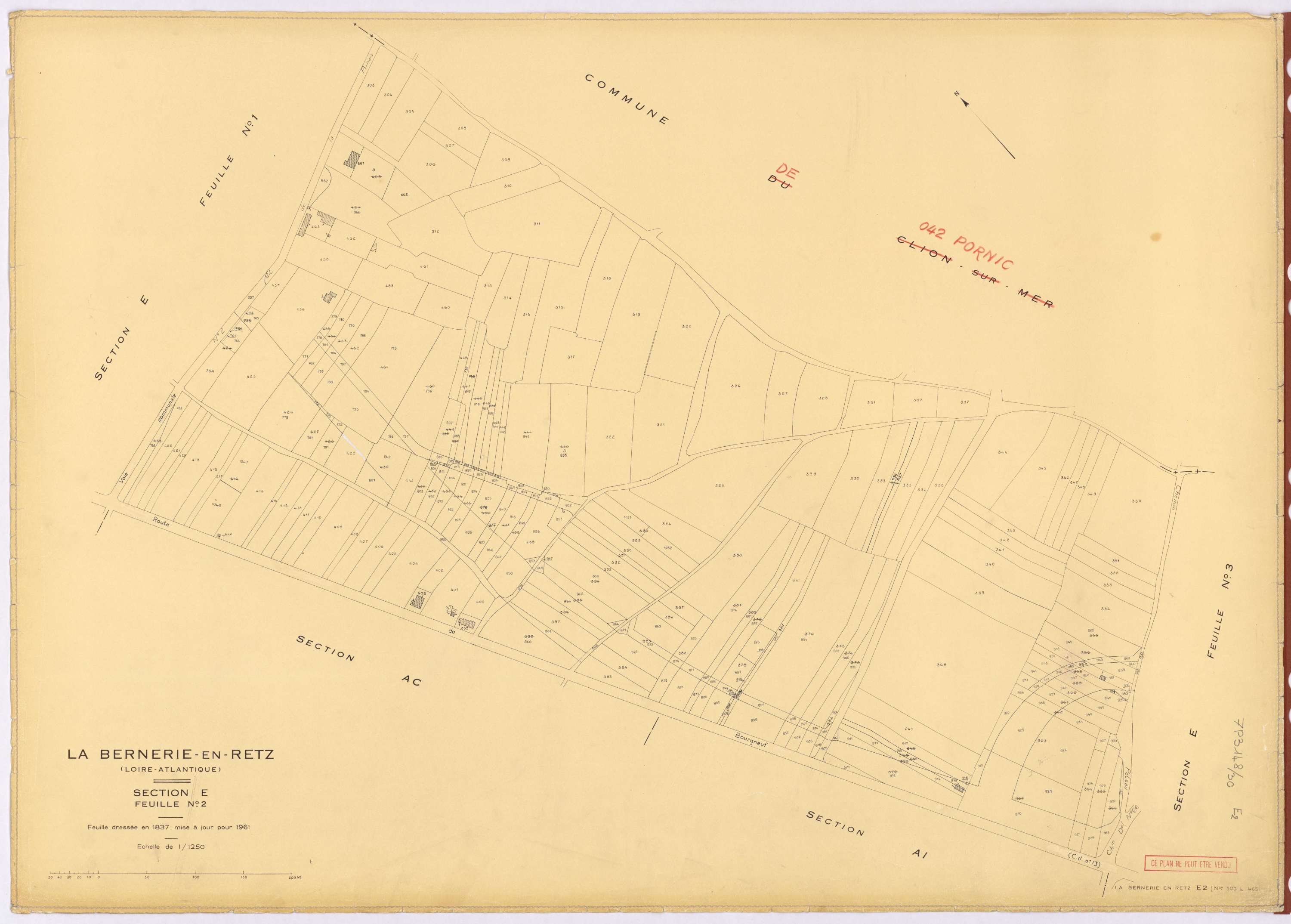 La Bernerie-en-Retz - Section E2 303-465