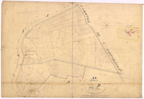 Besné - Section B1 Mélo (section de) ; 1-405