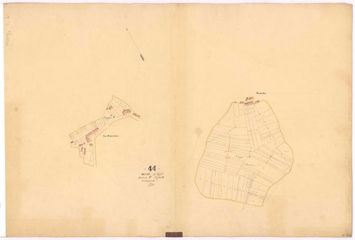 Besné - Section C1 (développement) Davelais (section de La) ; 1-447 ; développement des villages de La Davelais et de Brambu