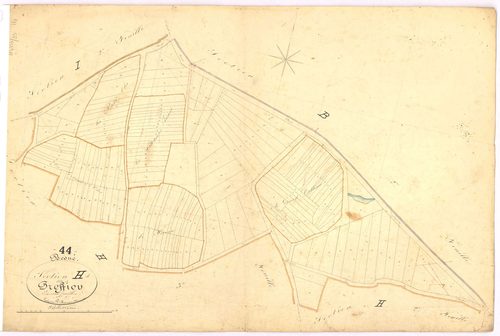 Besné - Section H1 Treffieu (section de) ; 1-175