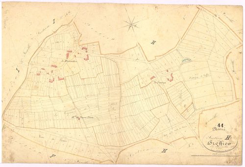Besné - Section H3 Treffieu (section de) ; 515-843