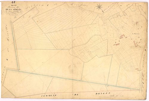 Besné - Section I3 Gériais (section de La) ; 857-1115