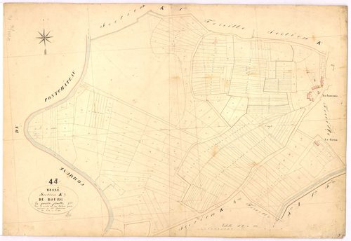 Besné - Section K3 Bourg (section du) ; 647-924
