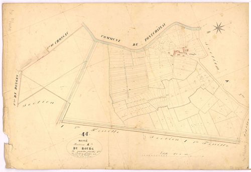 Besné - Section K4 Bourg (section du) ; 925-1072