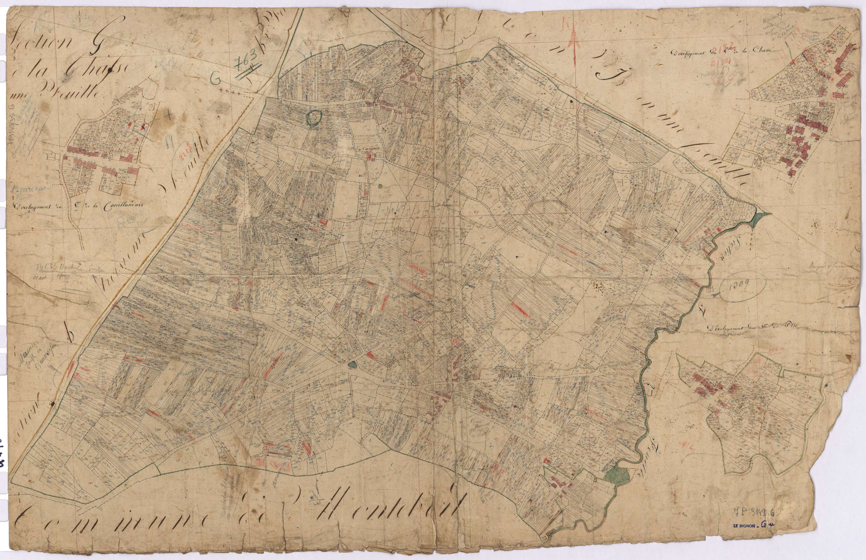 Le Bignon - Section G Chasse (section de La)
