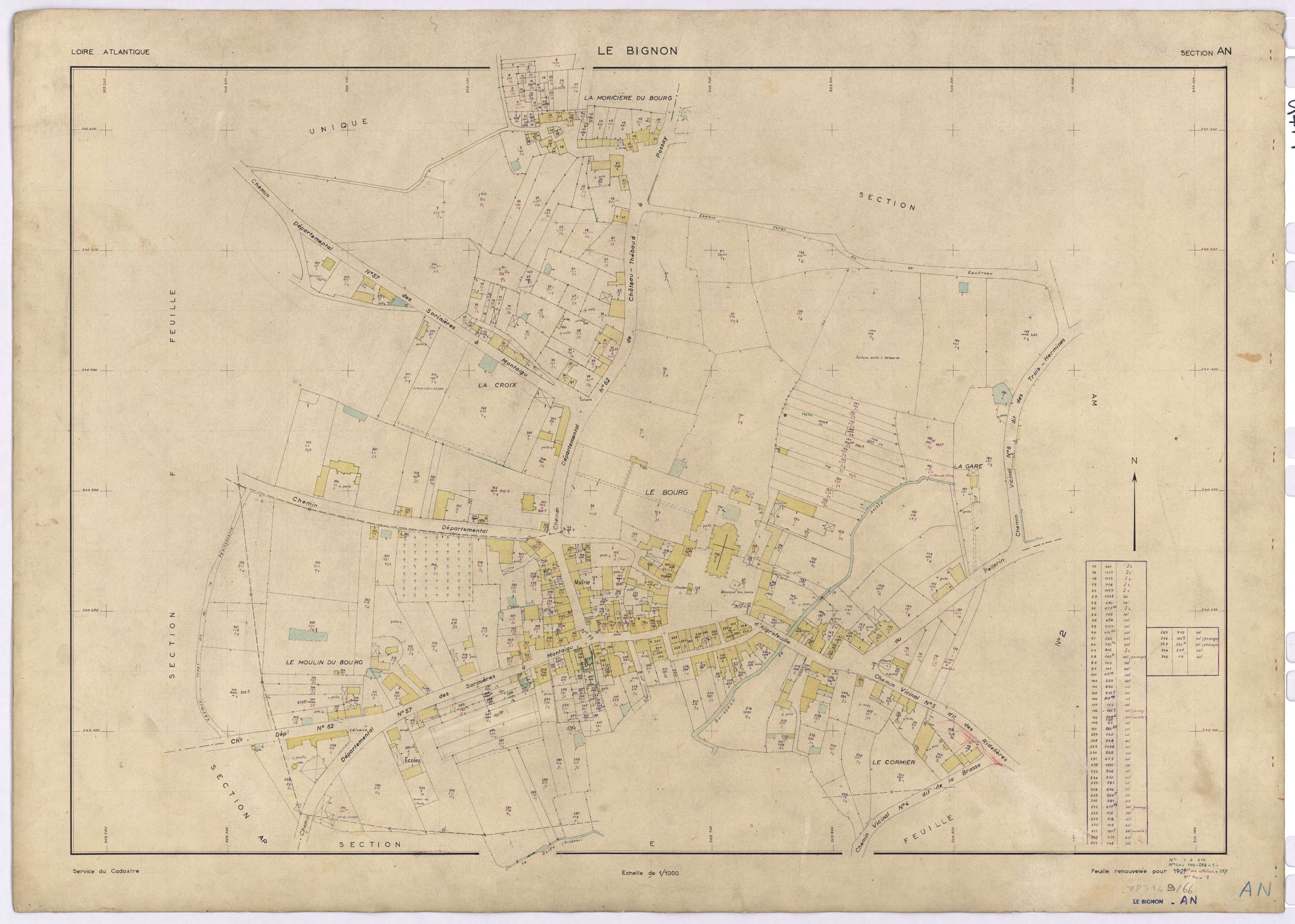 Le Bignon - Section AN 1-376
