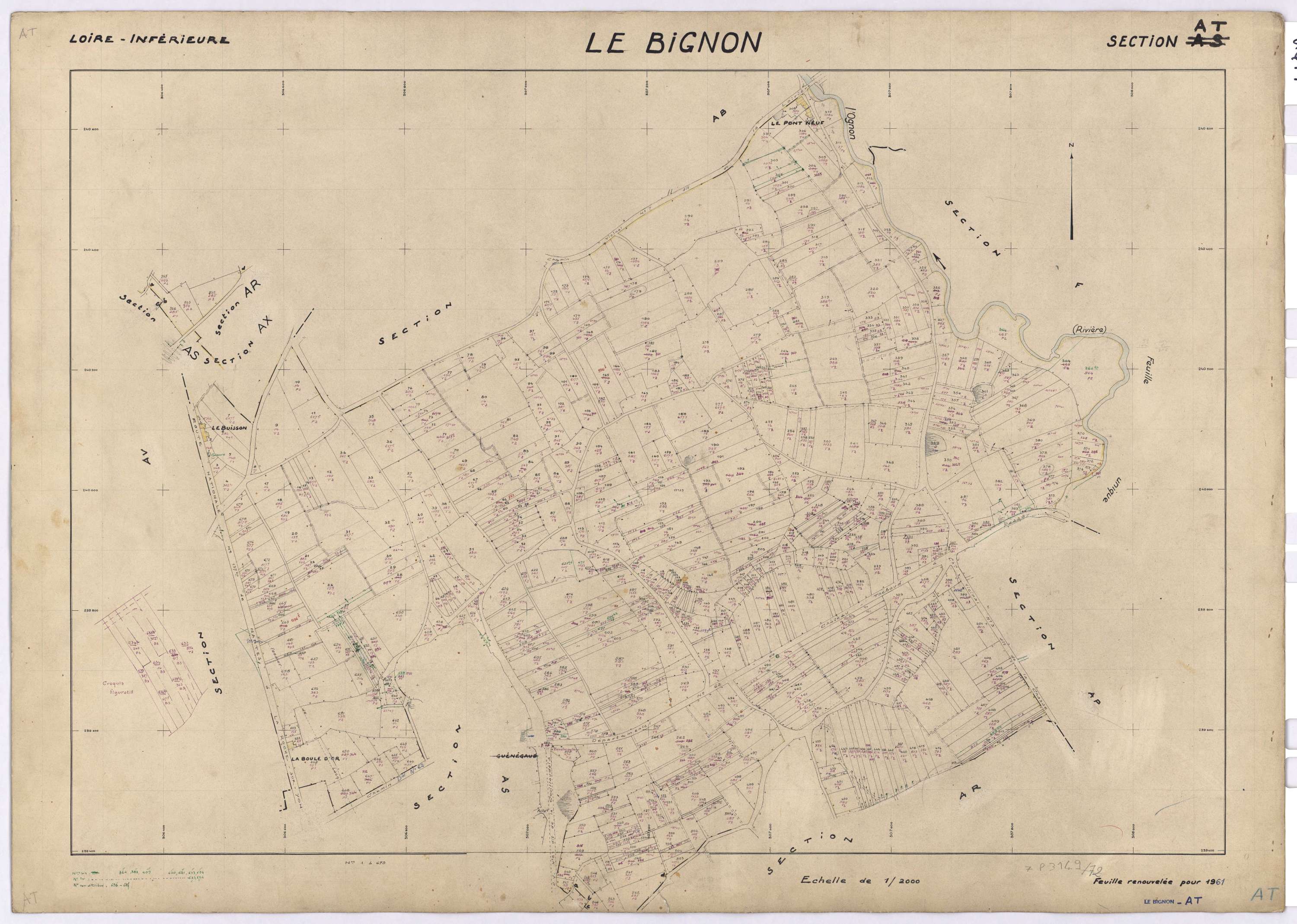 Le Bignon - Section AT 1-679