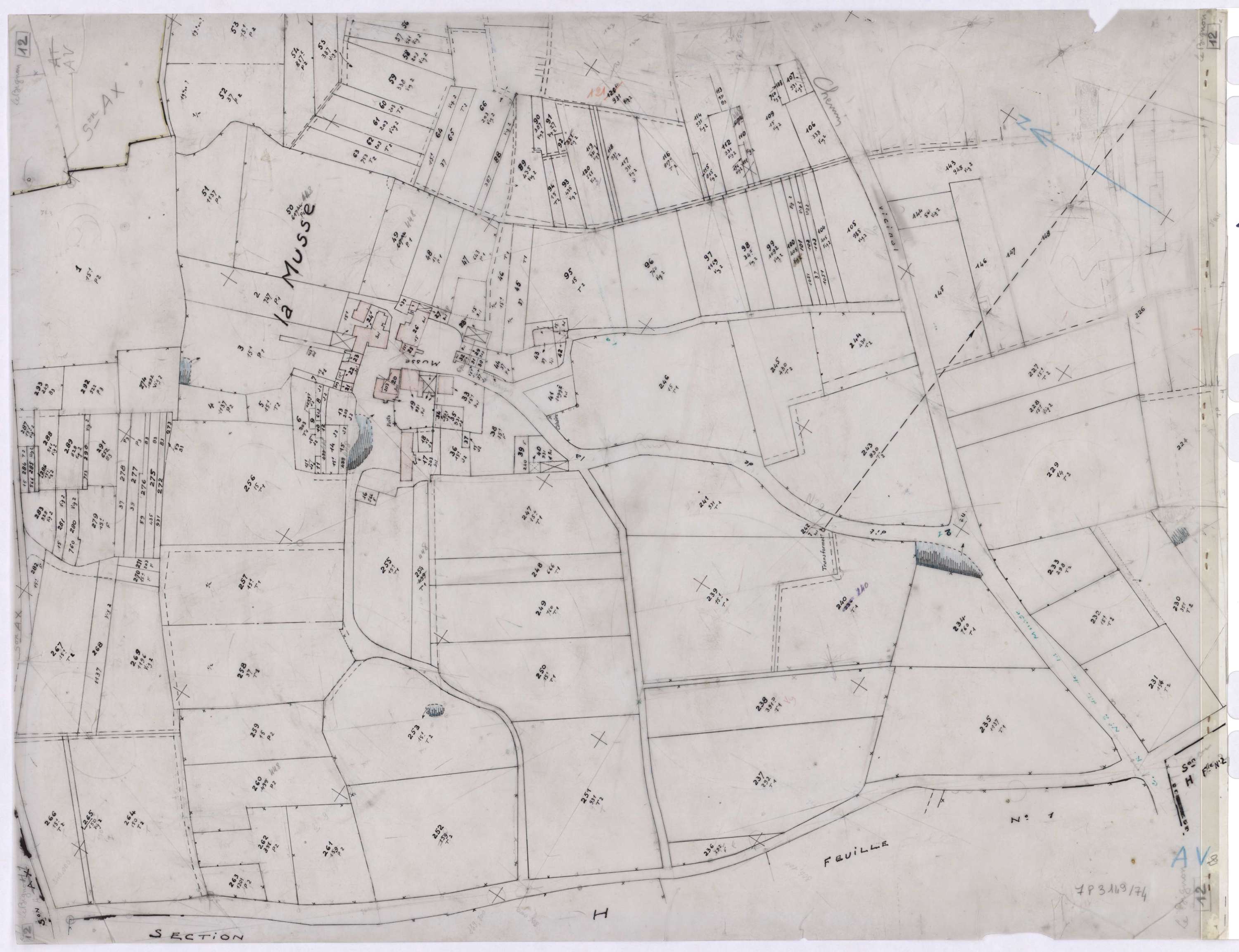 Le Bignon - Section AV2 1-66 ; 88-120 ; 143-148 ; 226-293