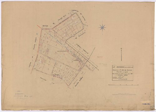 Le Bignon - Section D Epinais (section des) ; 1-93