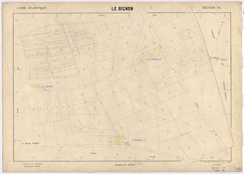 Le Bignon - Section AL 1-160