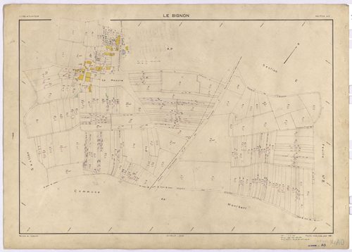 Le Bignon - Section AO 1-279
