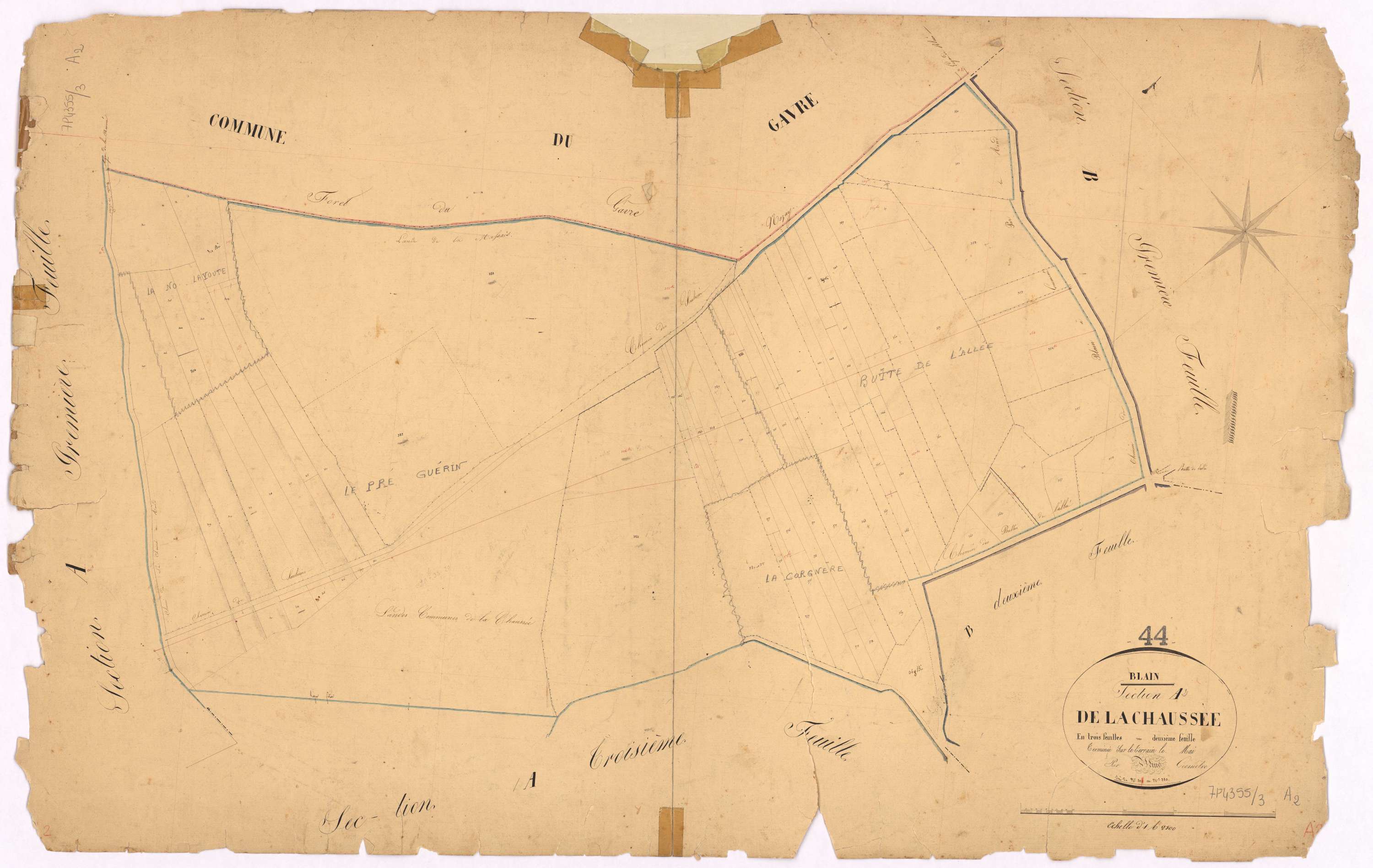 Blain - Section A2 Chaussée (section de La) ; 301-380