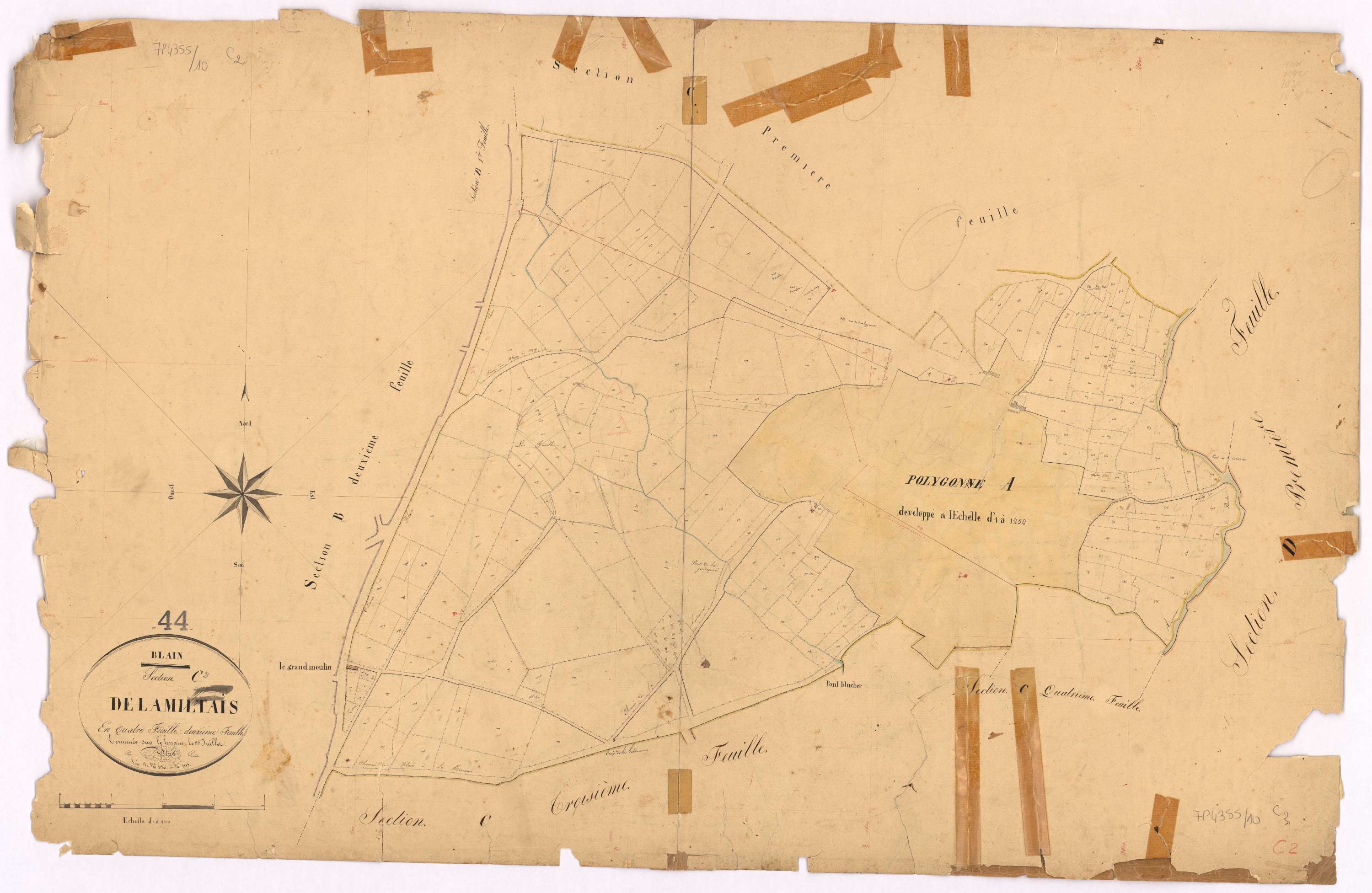 Blain - Section C2 Miltais (section de La) ; 620-1113