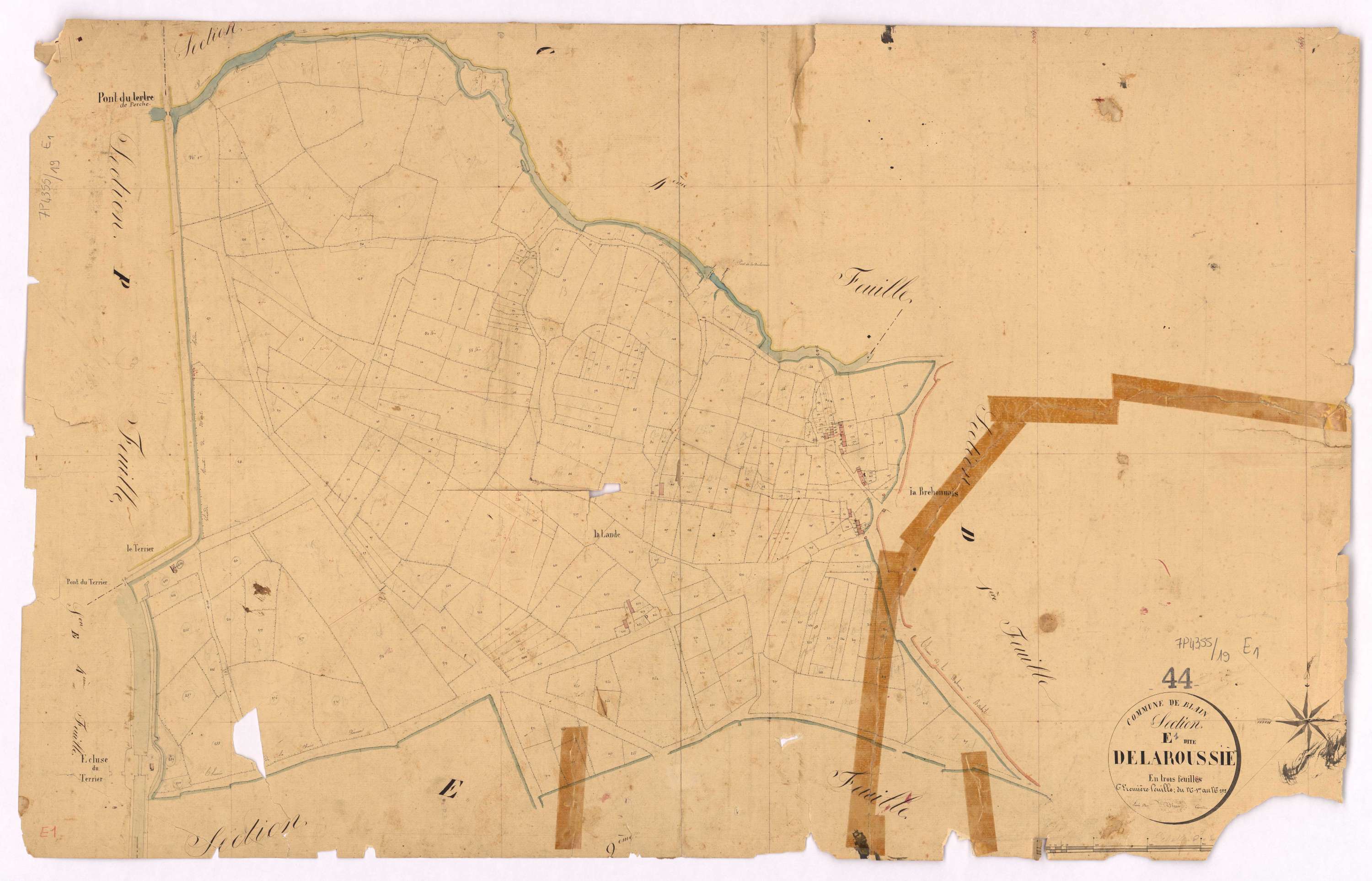 Blain - Section E1 Roussière (section de La) ; 1-292