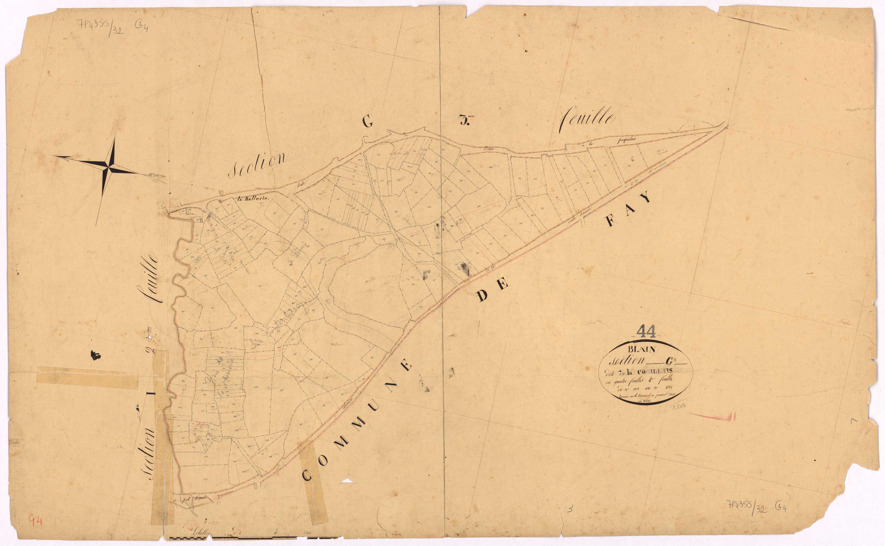 Blain - Section G4 Conillais (section de La) ; 2108-2285