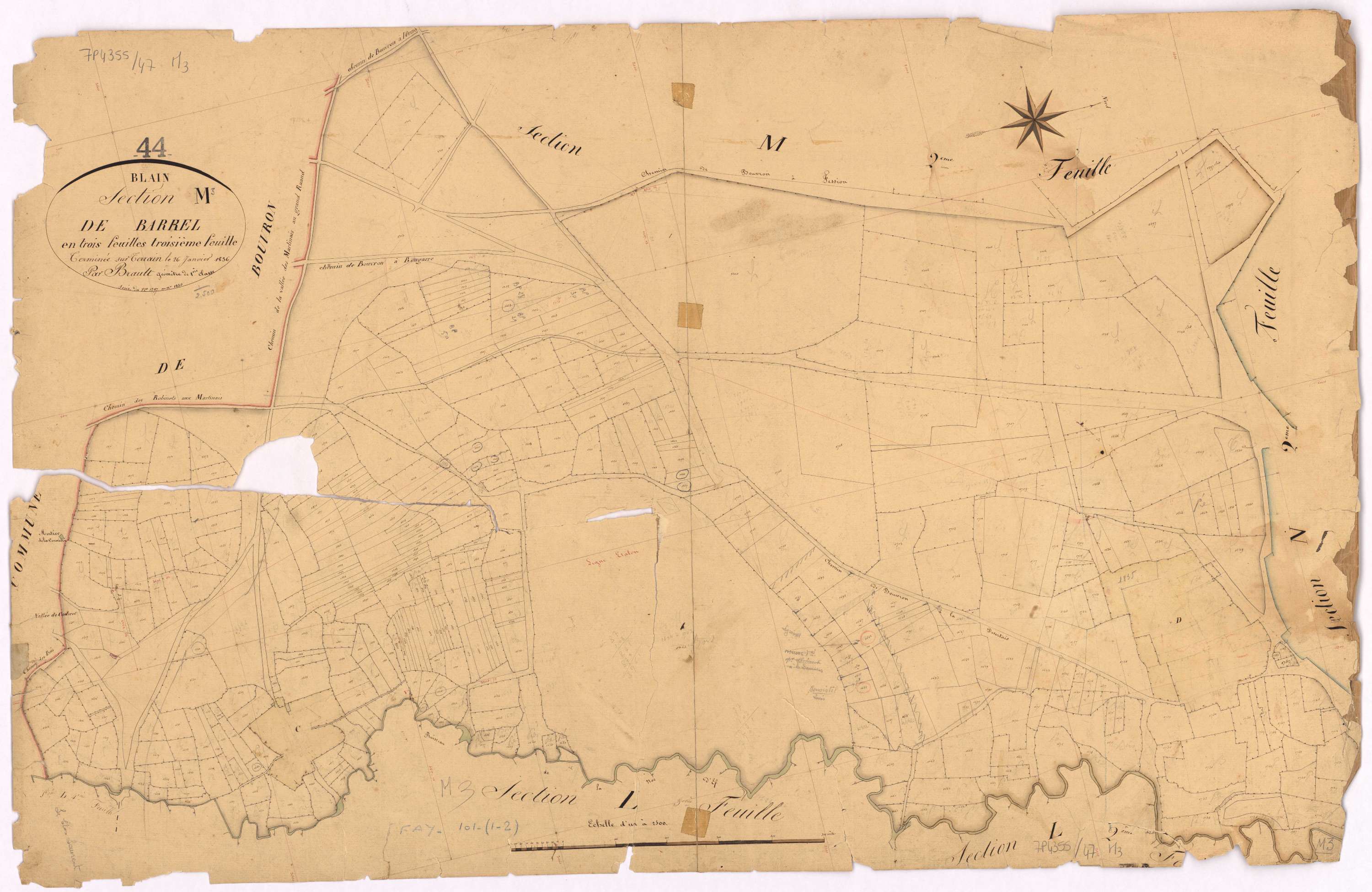 Blain - Section M3 Barrel (section de) ; 1297-1850