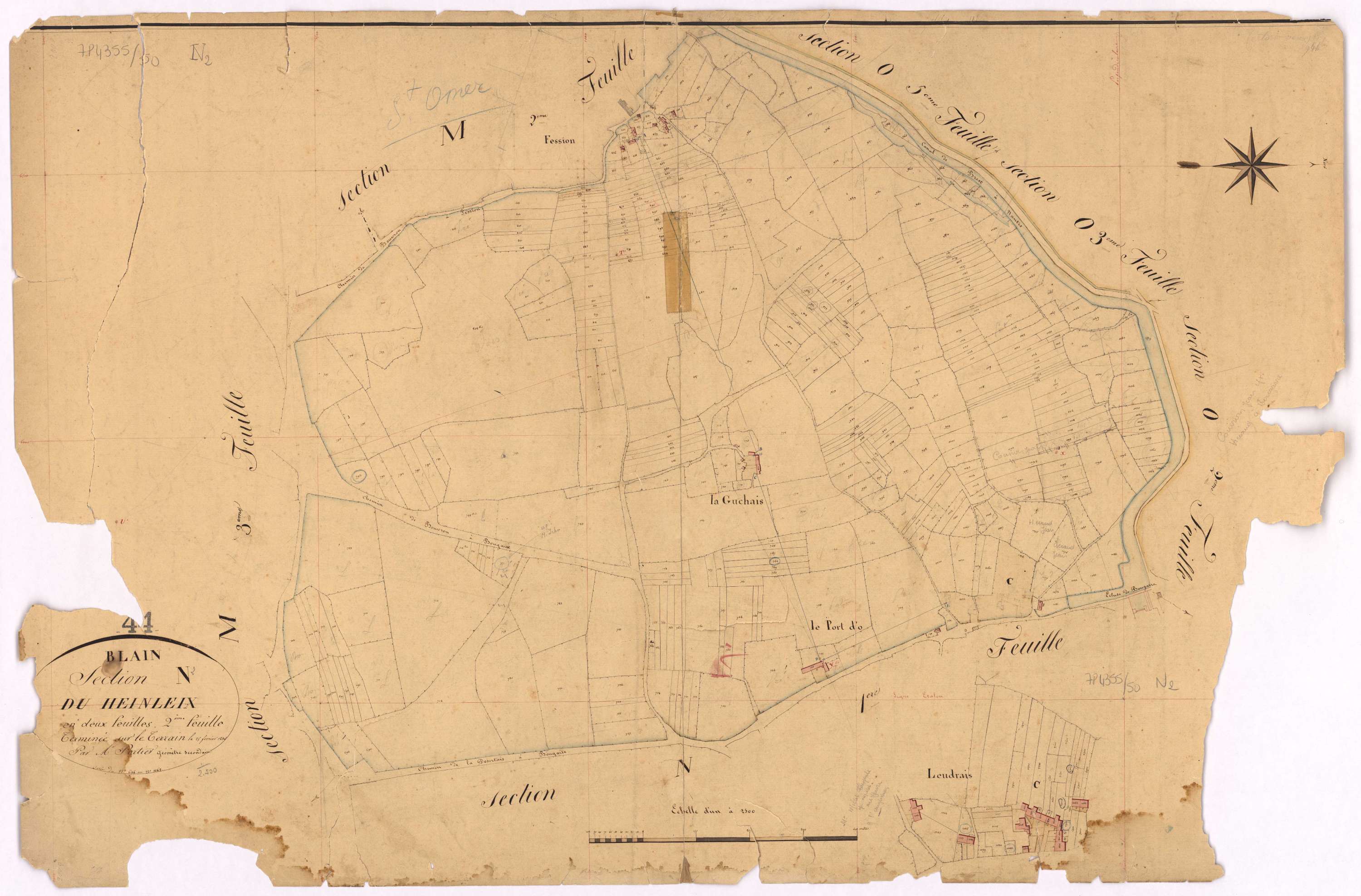 Blain - Section N2 Heinleix (section de) ; 693-1162