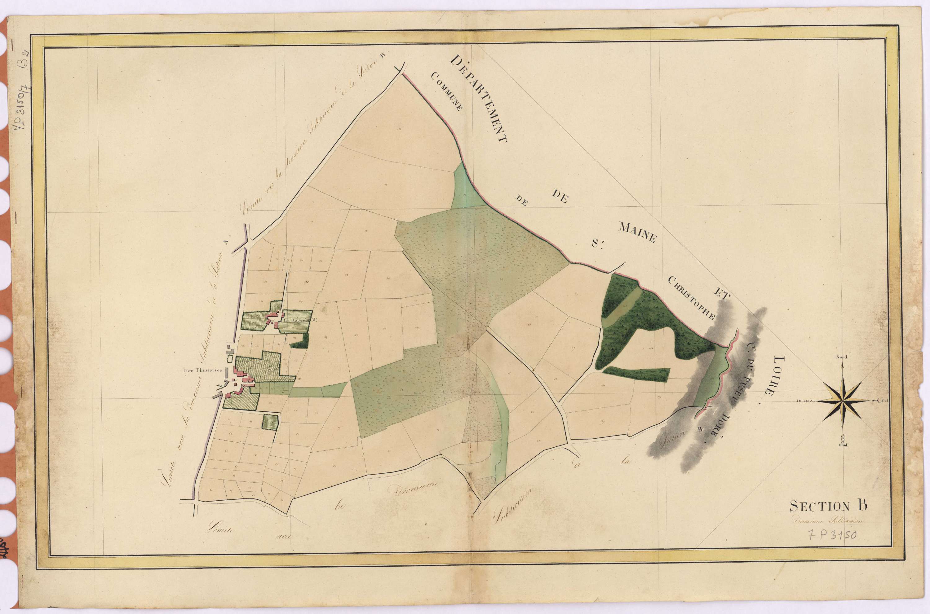 La Boissière-du-Doré - Section B2 11-38 ; 47-171